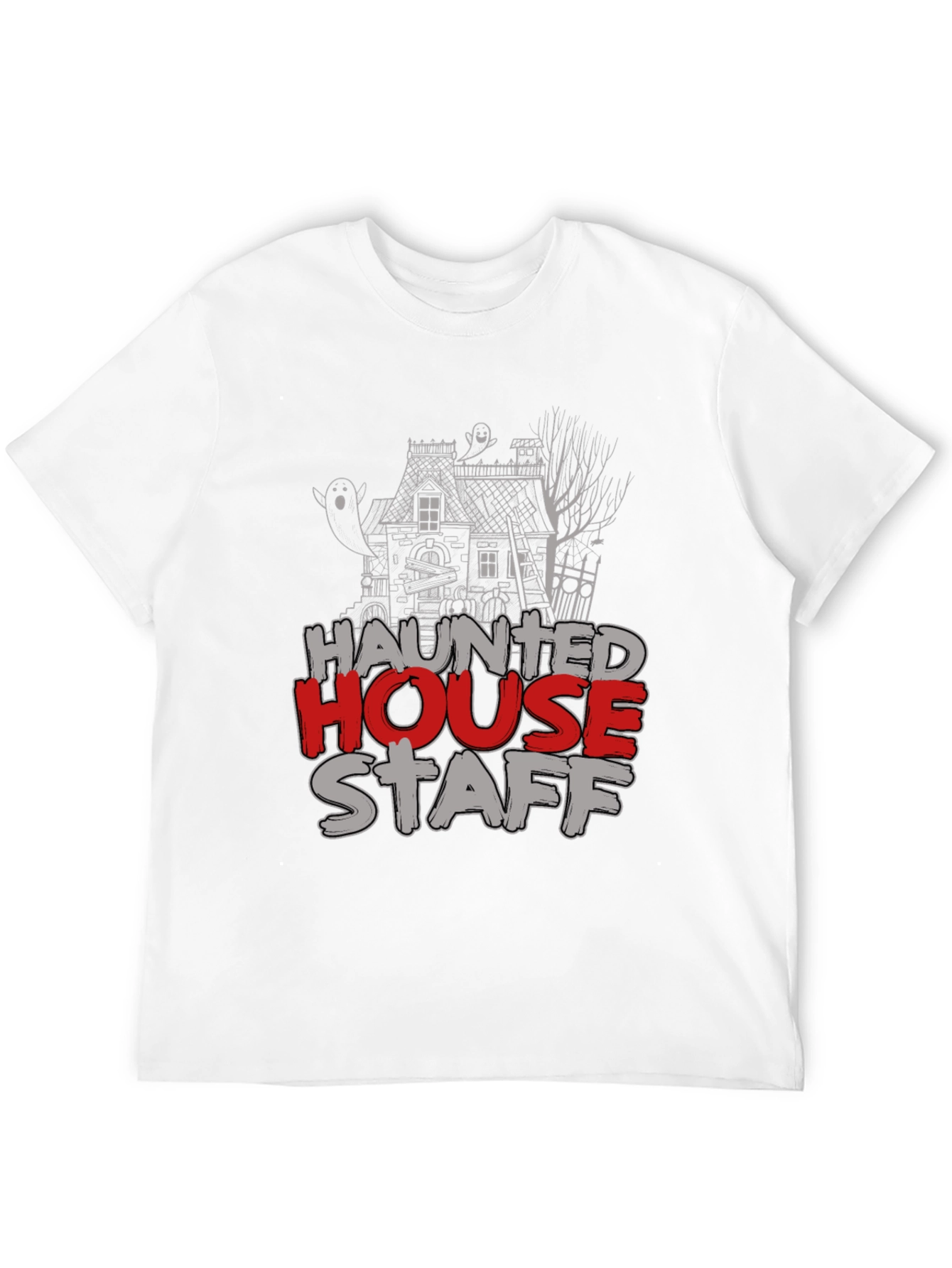 Haunted House Staff Halloween T-Shirt