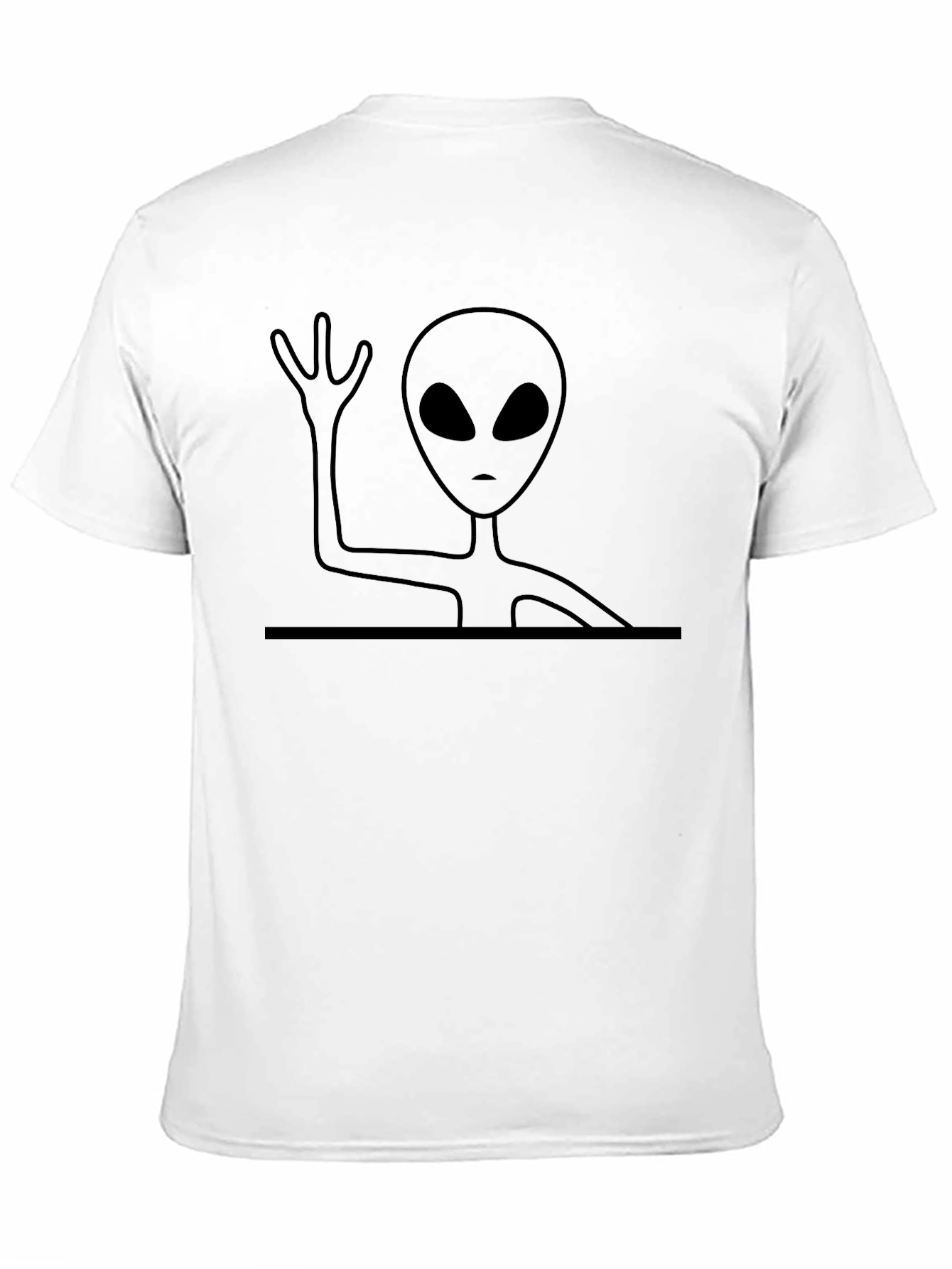 Alien Graphic Black T-Shirt