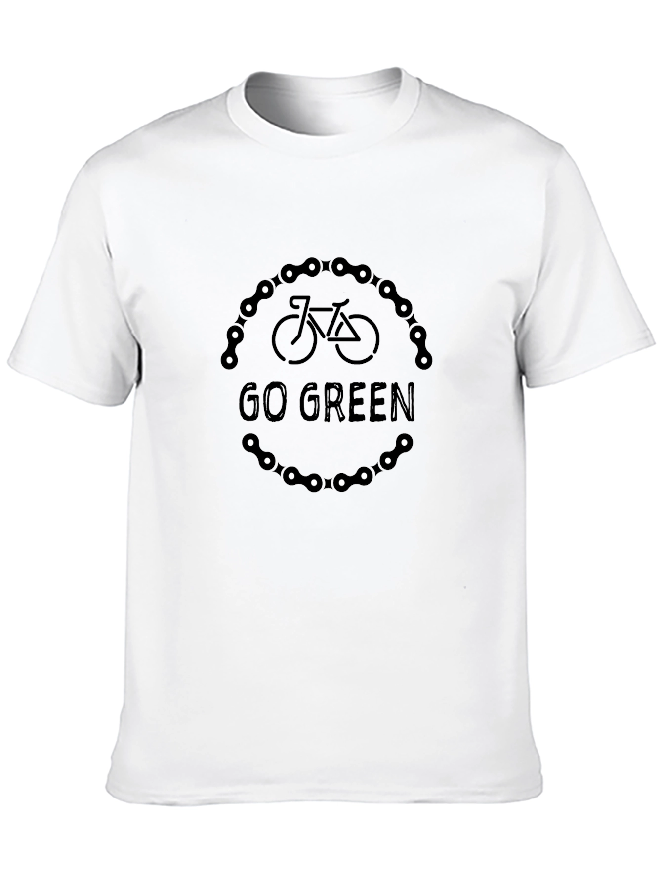 Go Green Bicycle Chain Tee