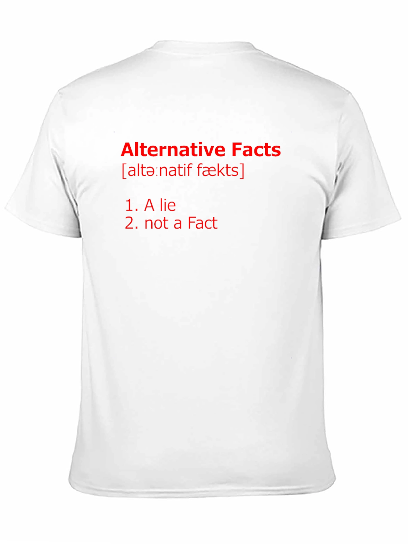 Alternative Facts Graphic Tee - Mens Black T-Shirt