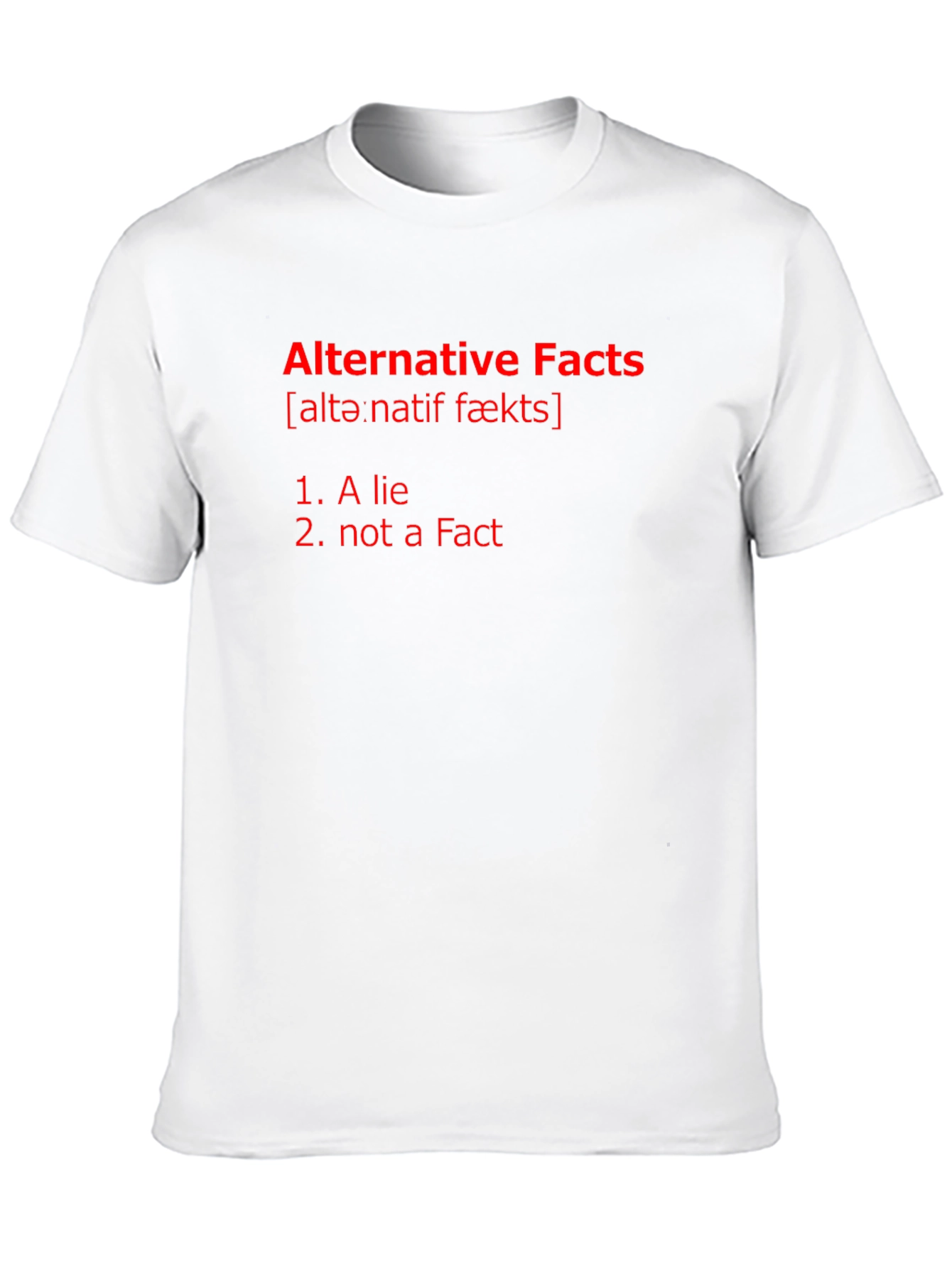 Alternative Facts Graphic Tee - Mens Black T-Shirt