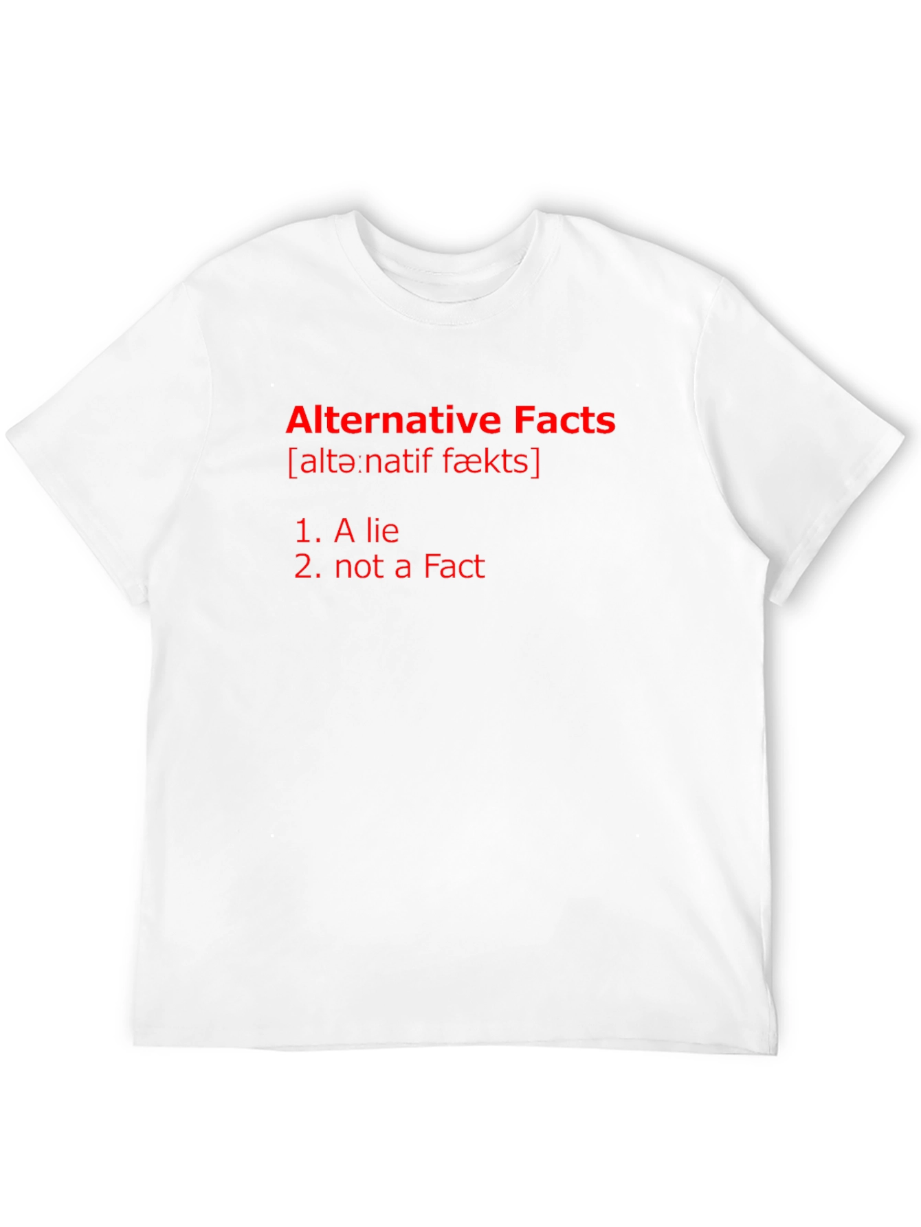 Alternative Facts Graphic Tee - Mens Black T-Shirt