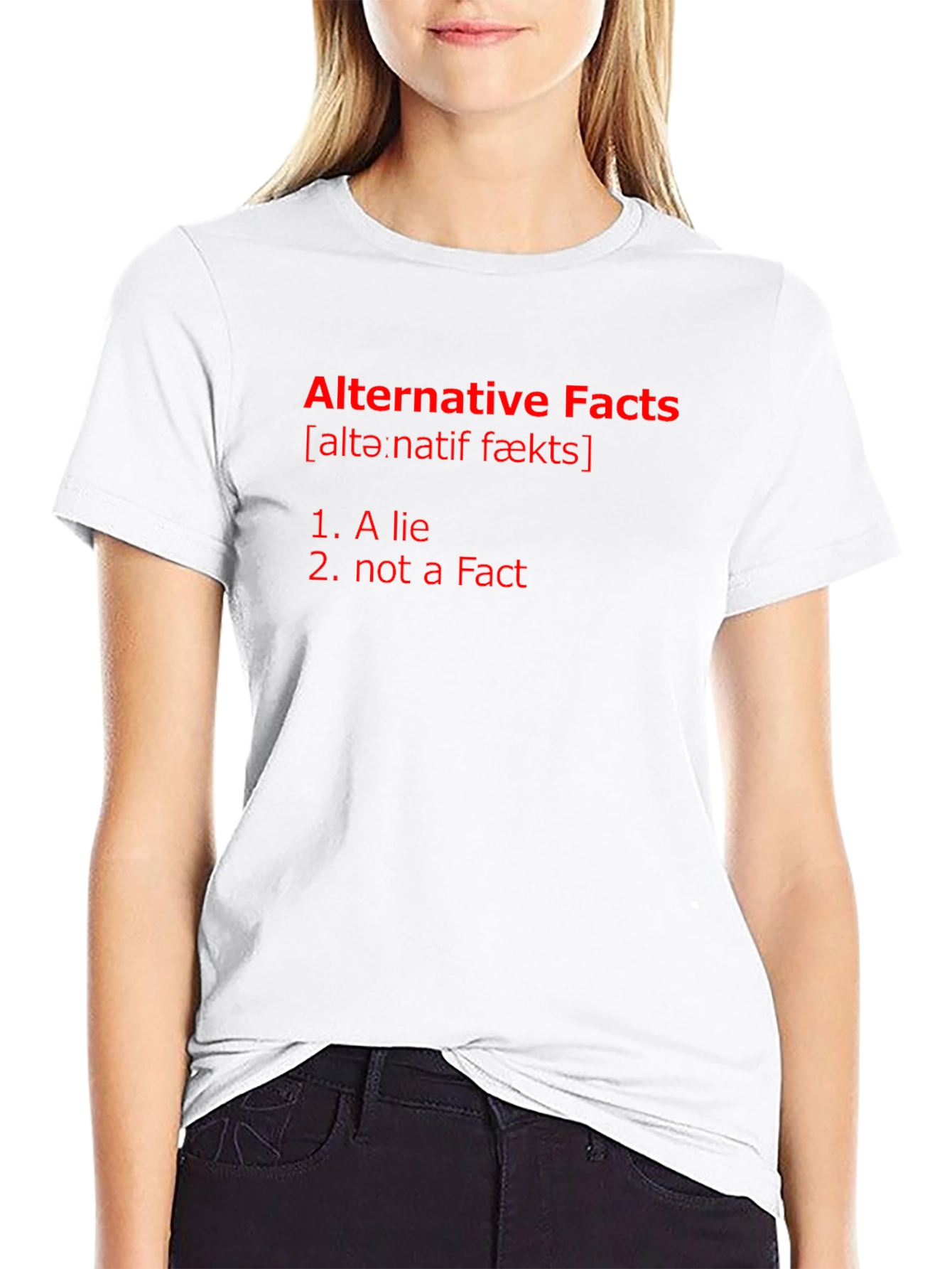 Alternative Facts Graphic Tee - Mens Black T-Shirt