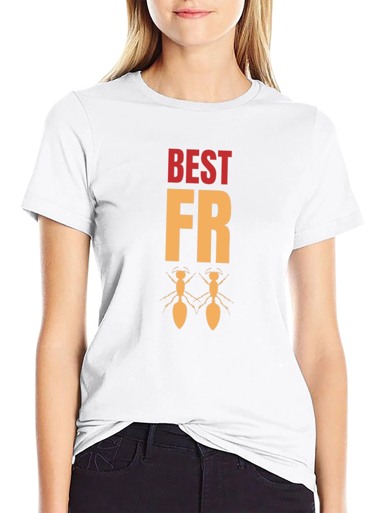 Best FRiends Ants Graphic Tee - Black
