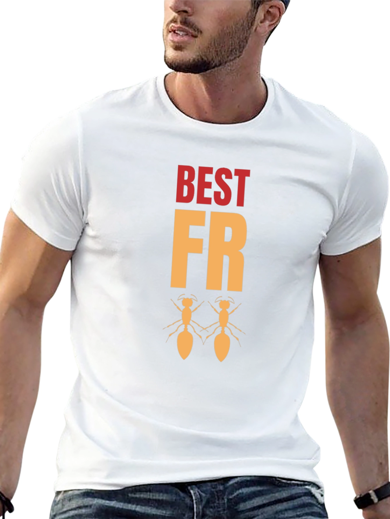 Best FRiends Ants Graphic Tee - Black