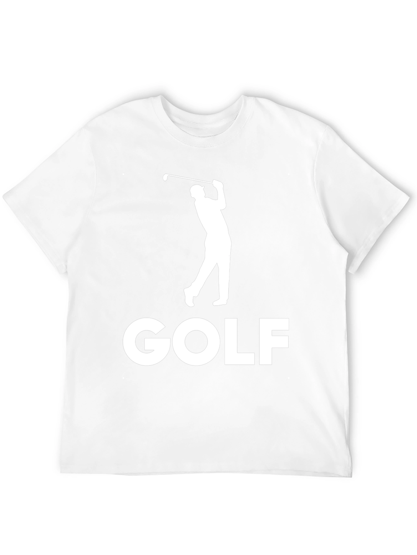 Golf Player Black Graphic Tee