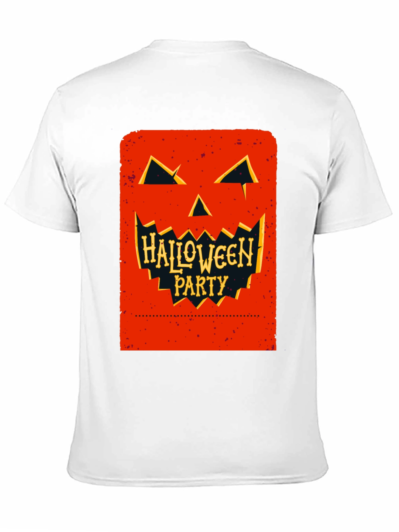 Halloween Party Pumpkin Face Black T-Shirt