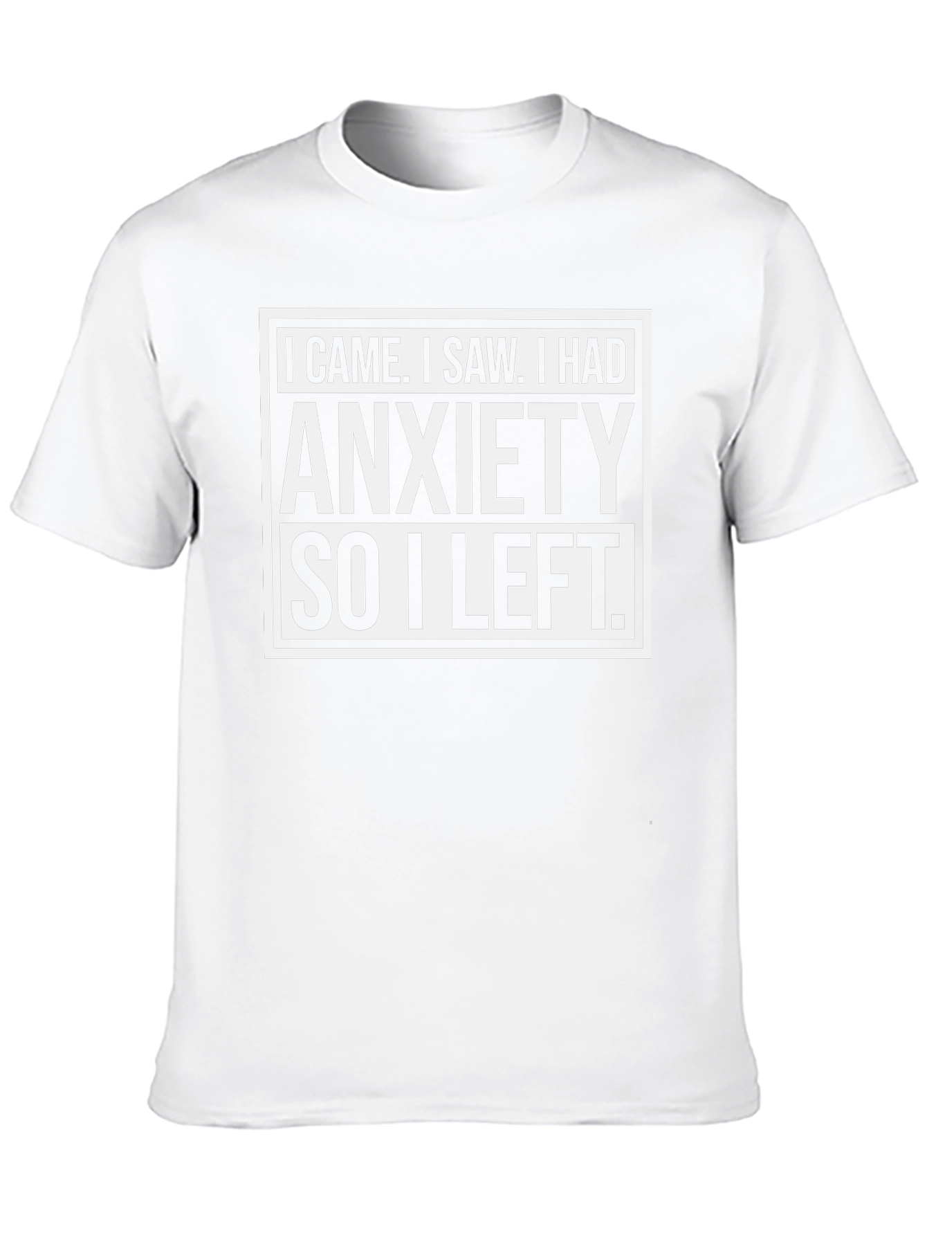 Anxiety Funny Graphic T-Shirt