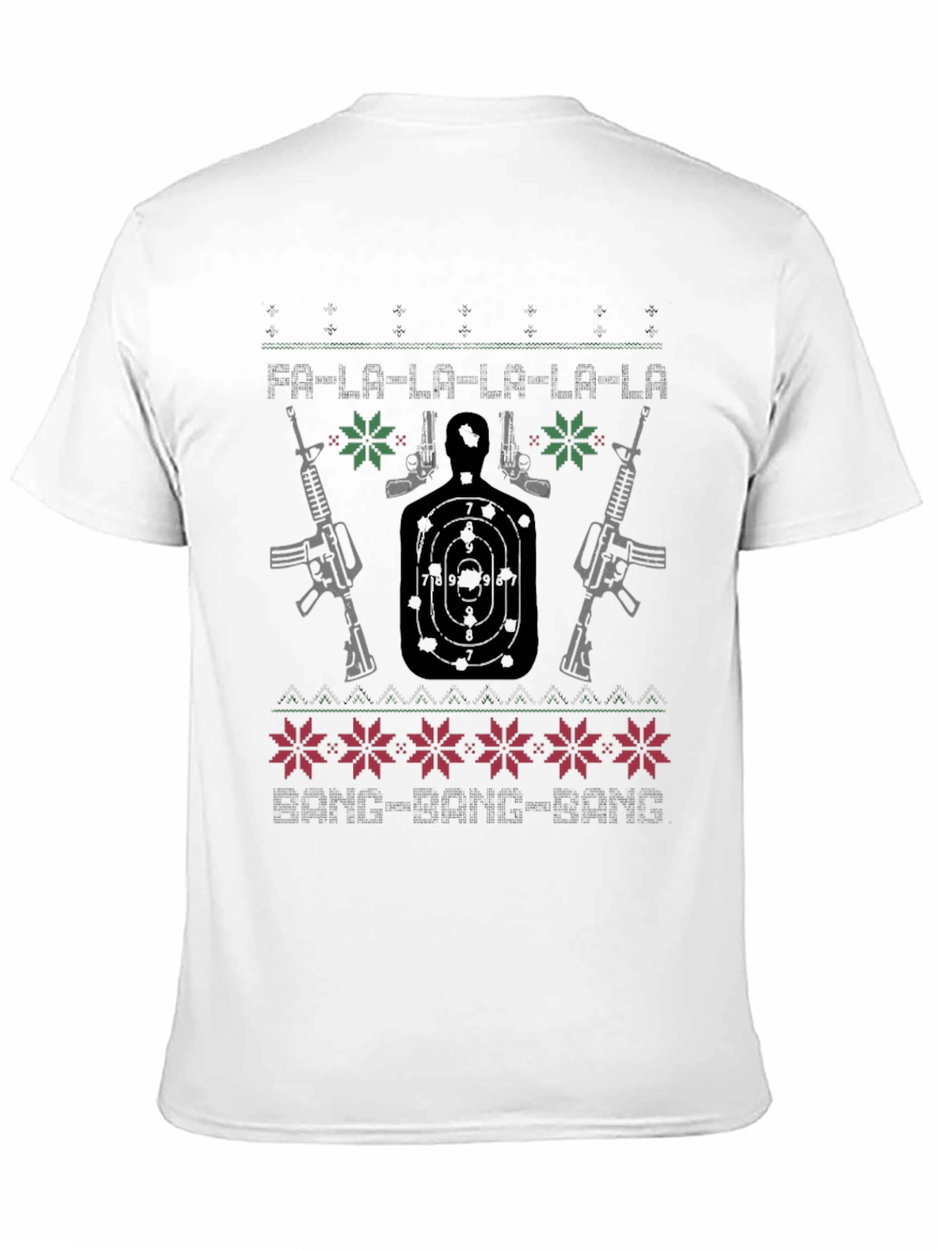 Guns Ugly Christmas Sweater T-Shirt