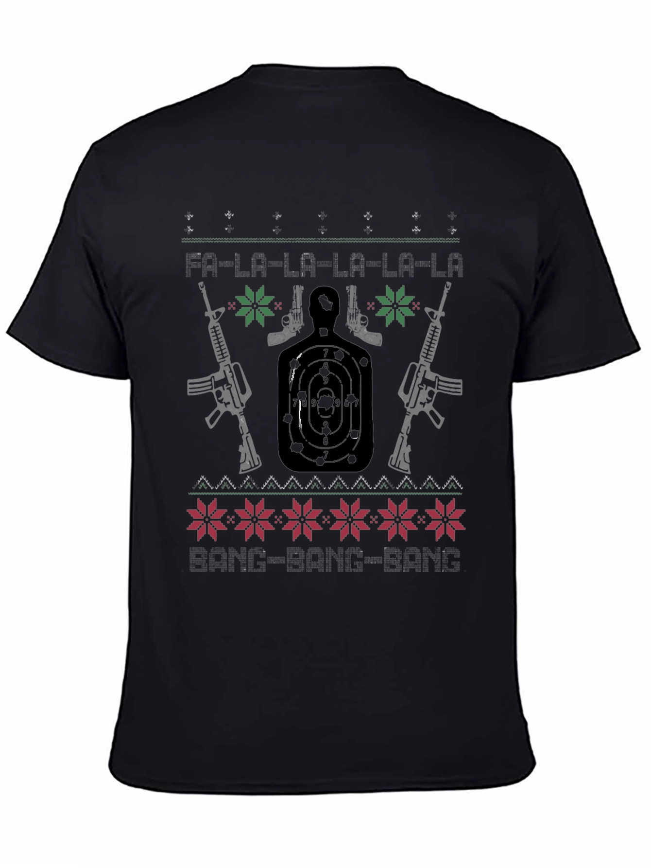 Guns Ugly Christmas Sweater T-Shirt