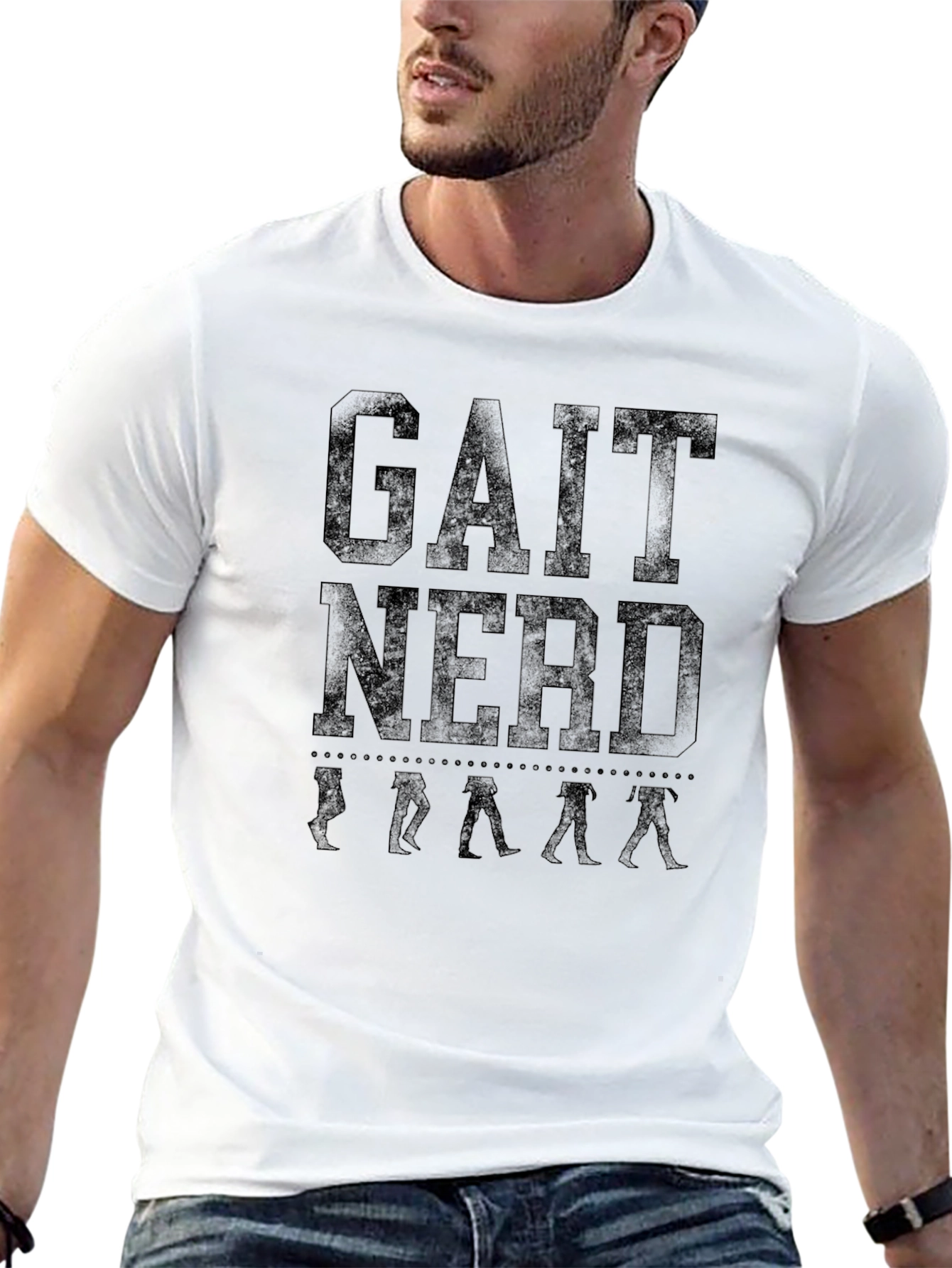 Gait Nerd T-Shirt - Anatomical Walking Pattern
