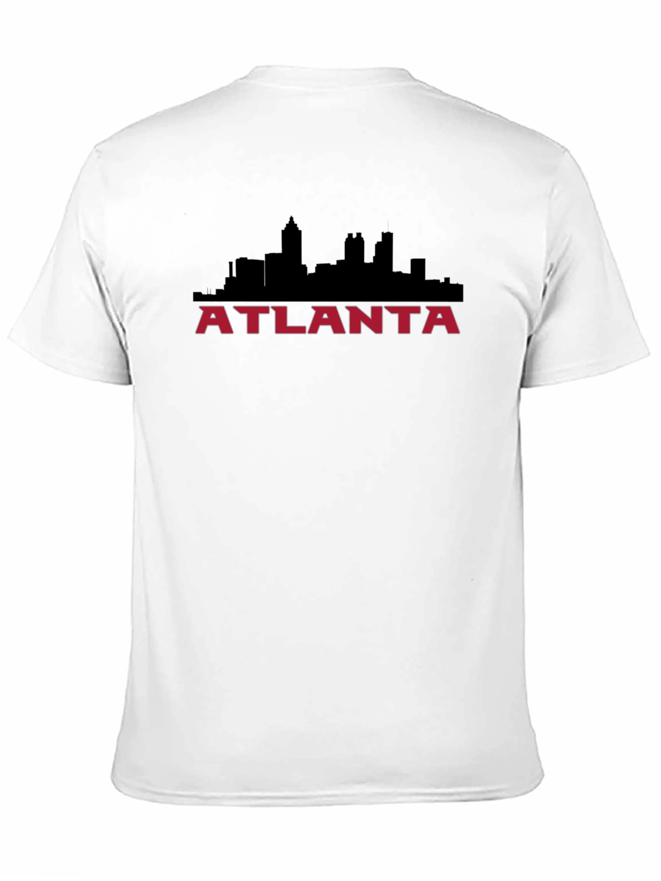 Atlanta Skyline Graphic Tee - Black Cotton Blend
