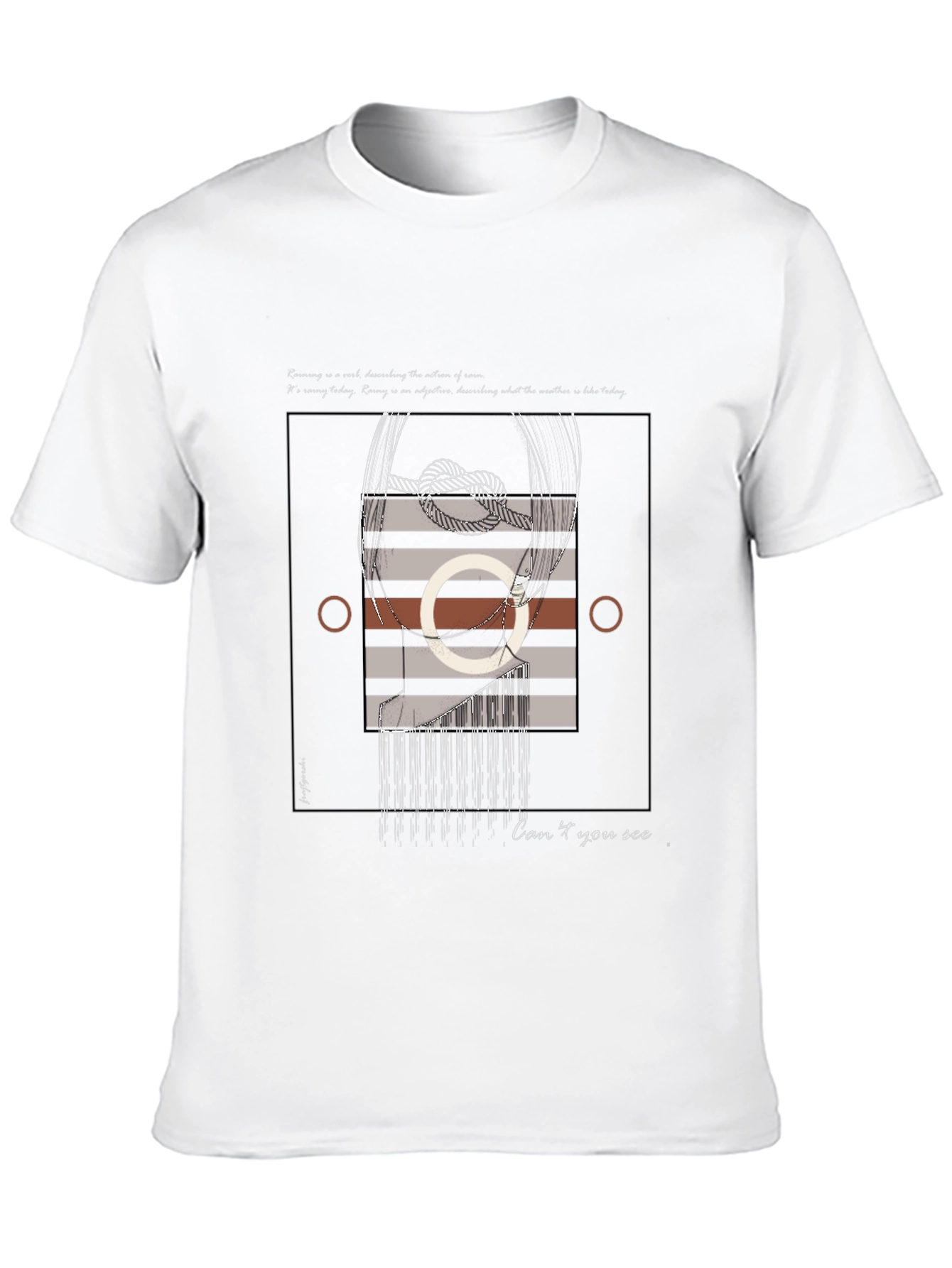 Abstract Graphic Print T-Shirt