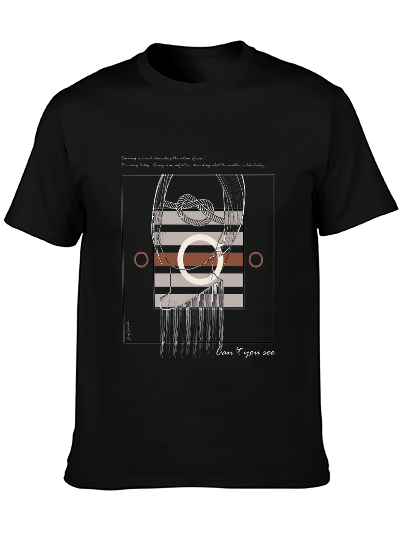Abstract Graphic Print T-Shirt