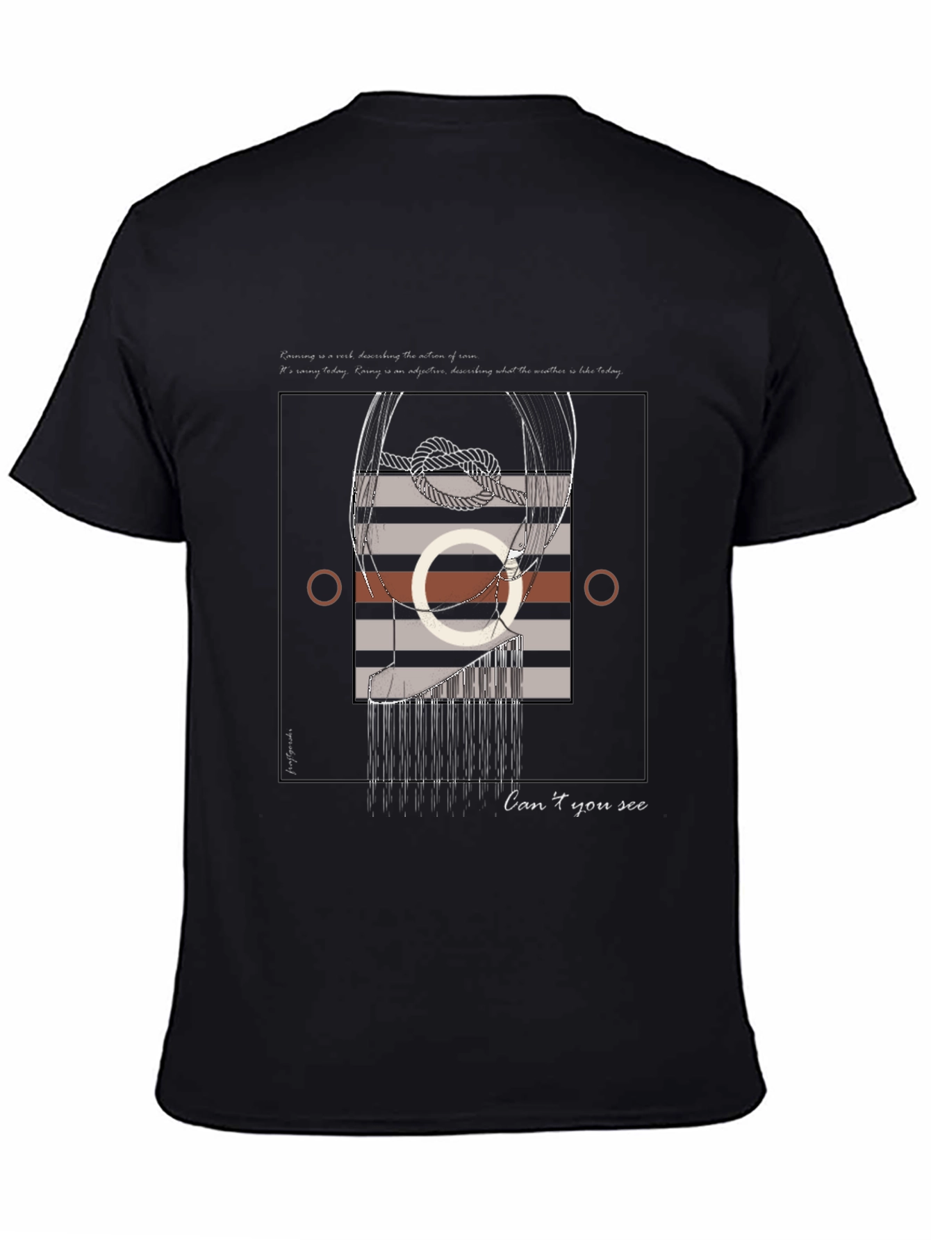 Abstract Graphic Print T-Shirt