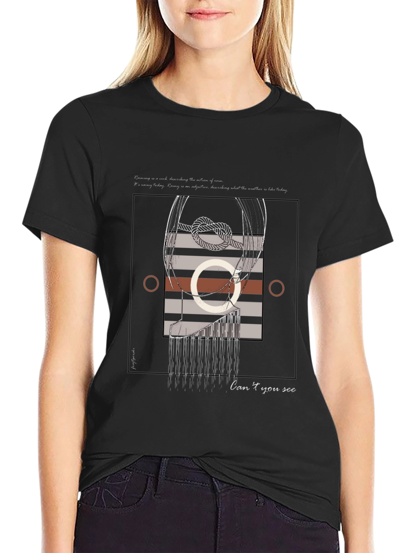 Abstract Graphic Print T-Shirt