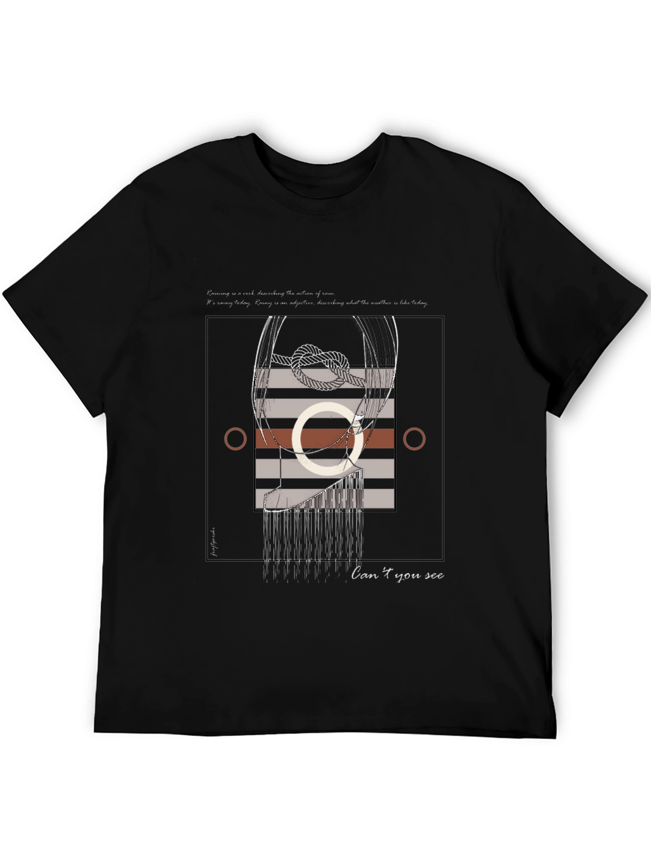 Abstract Graphic Print T-Shirt