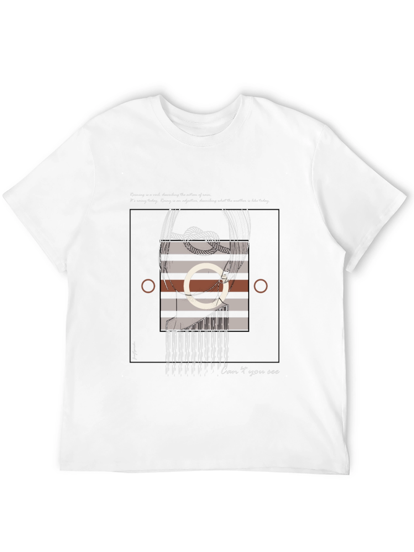 Abstract Graphic Print T-Shirt