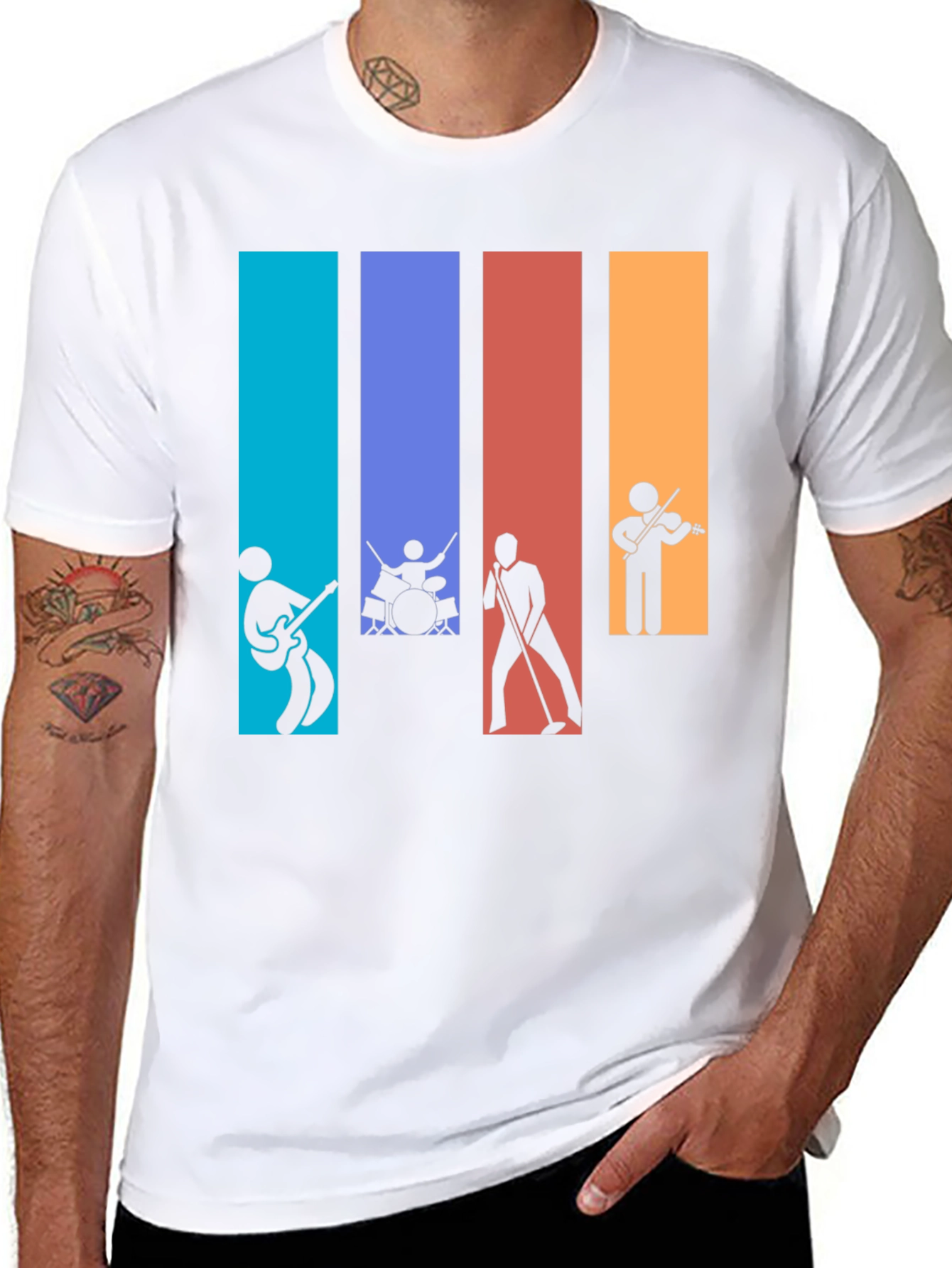 Band Lineup Graphic T-Shirt