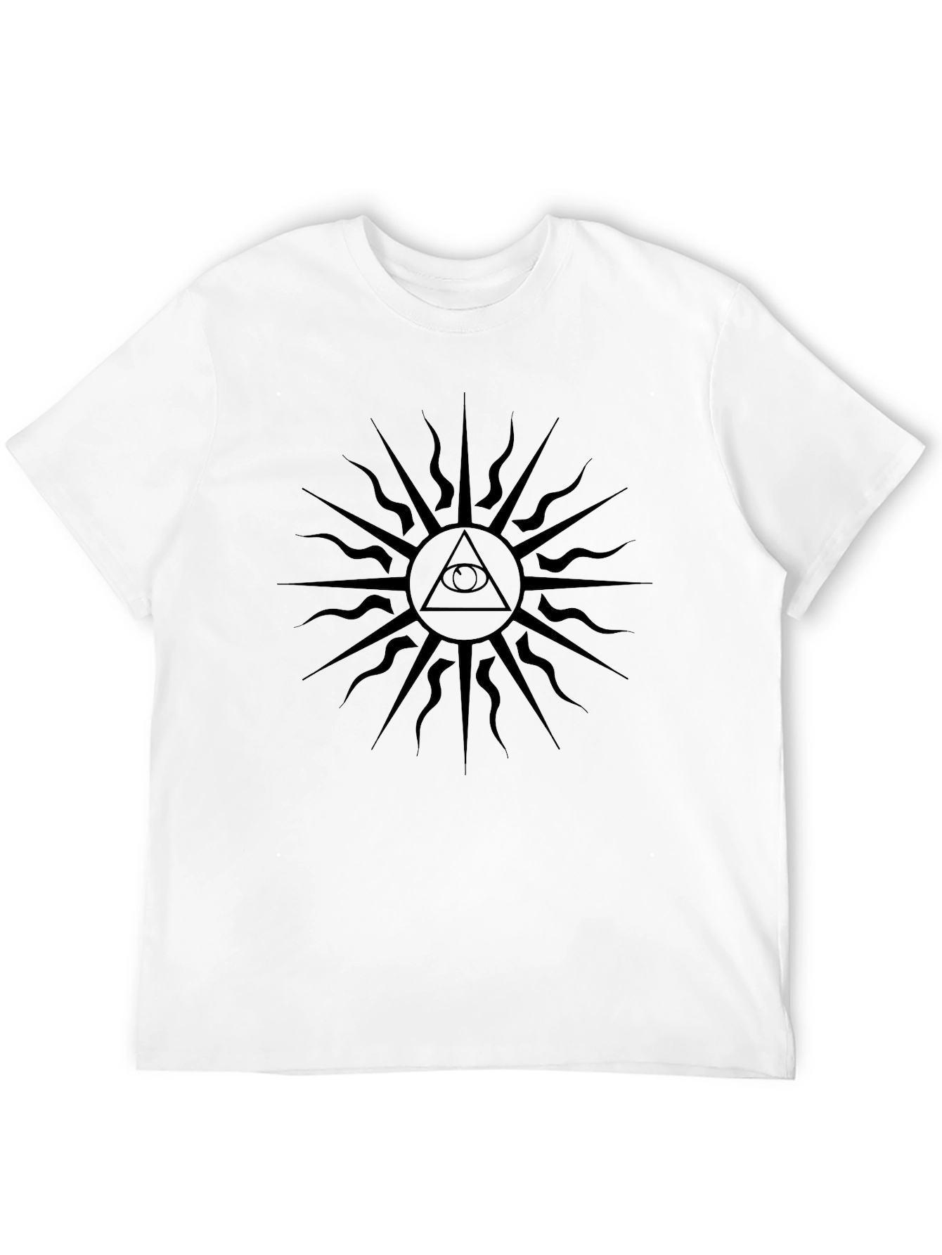 All-Seeing Eye Sun Graphic T-Shirt