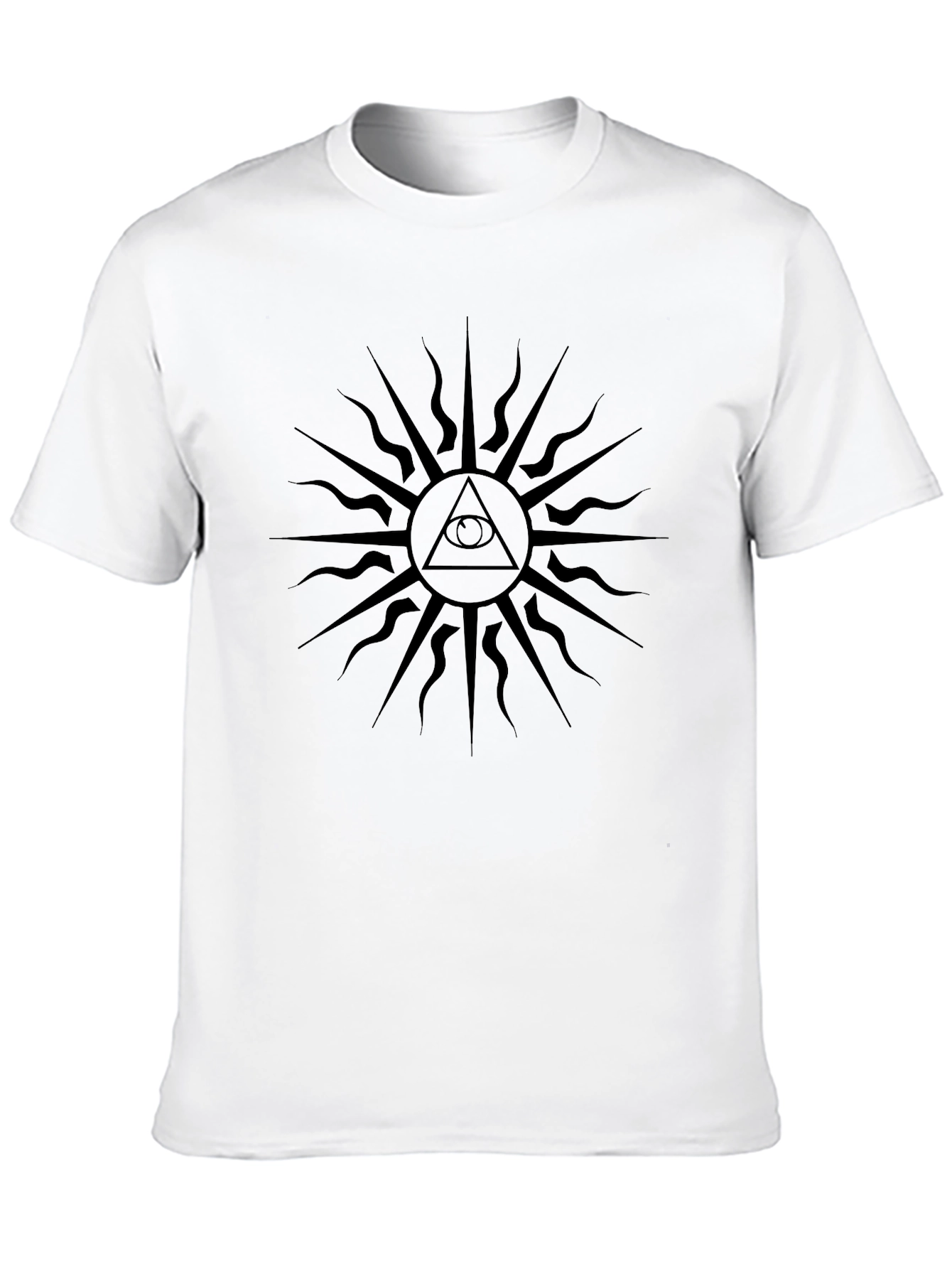 All-Seeing Eye Sun Graphic T-Shirt