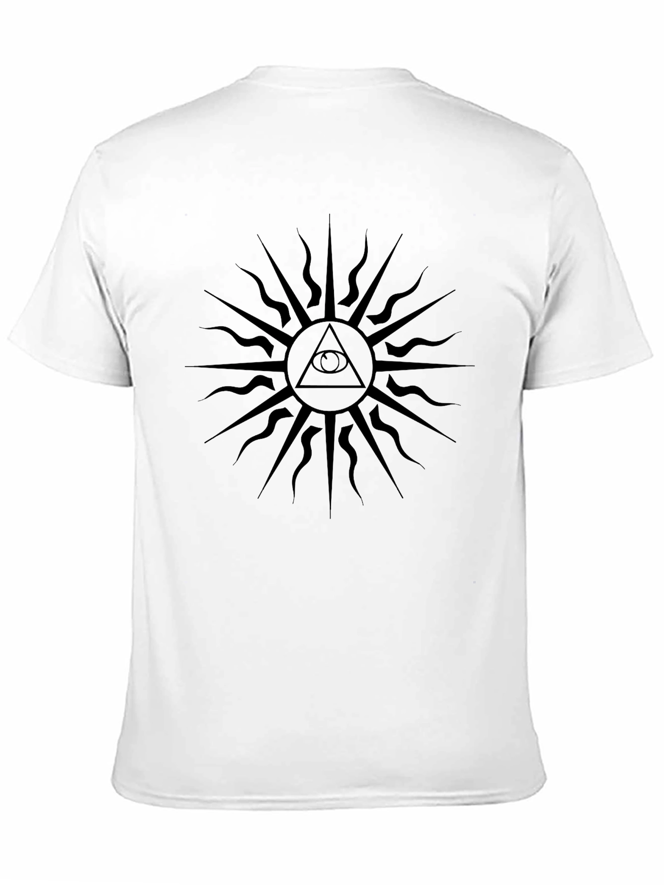 All-Seeing Eye Sun Graphic T-Shirt