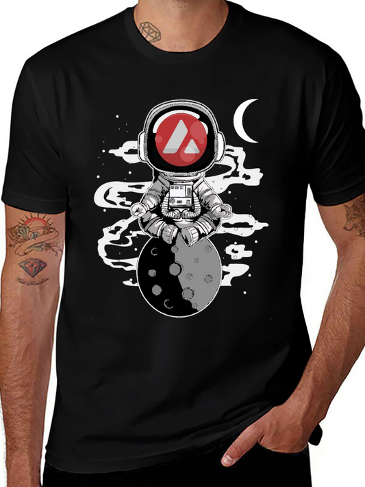 Astronaut Moon Meditation T-Shirt