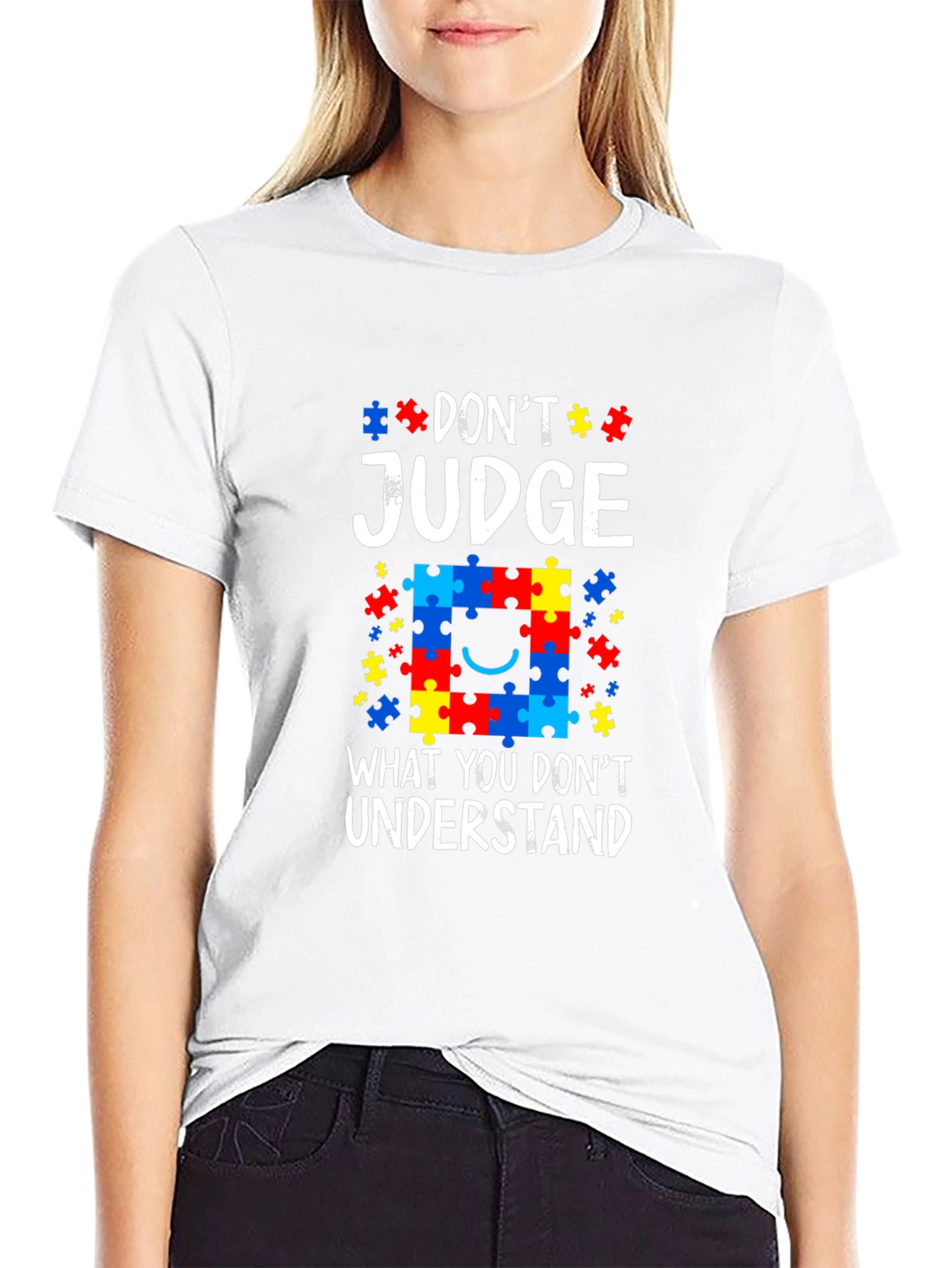 Autism Awareness Puzzle Piece Graphic Tee