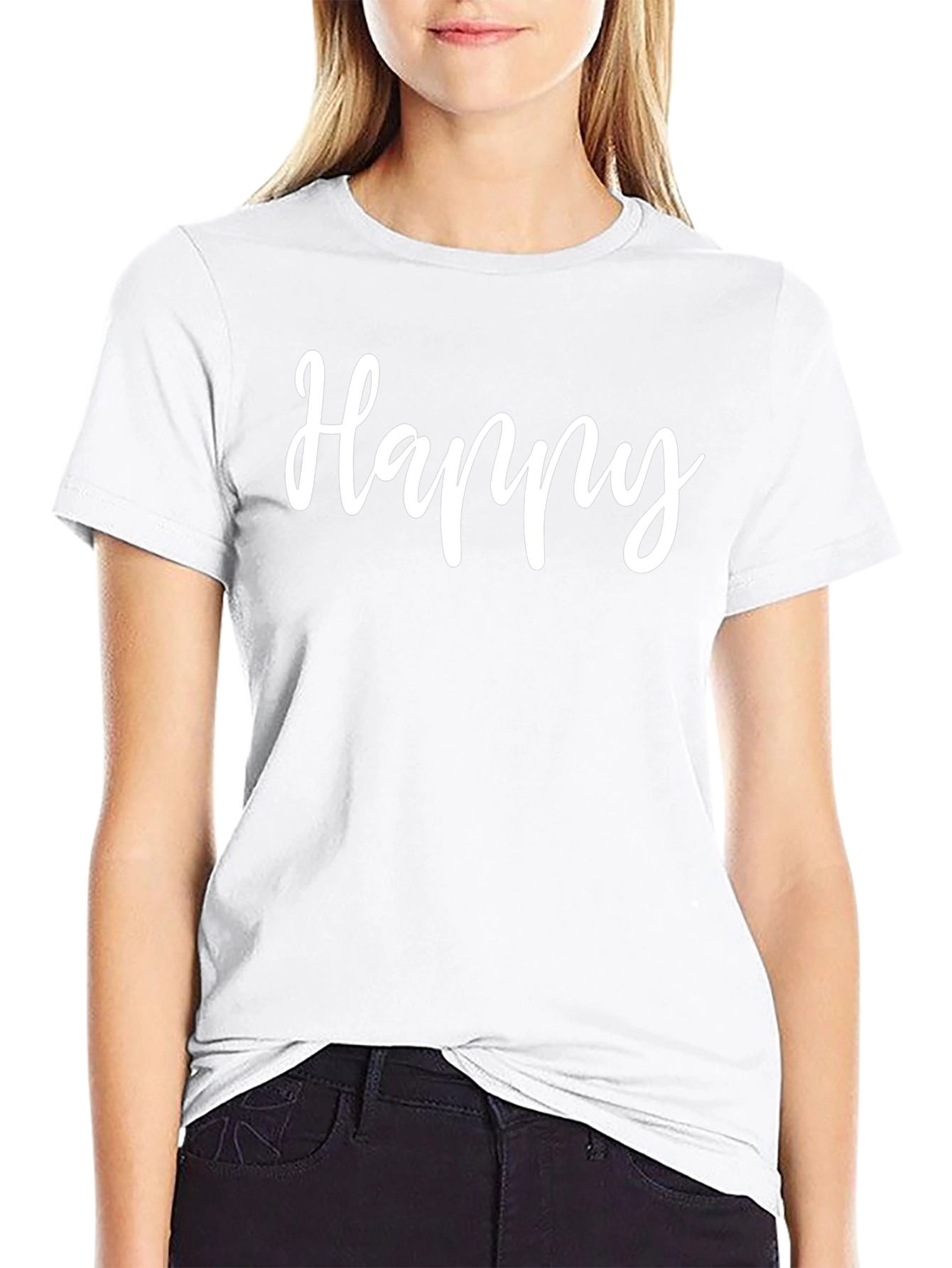 Happy Graphic Tee - Casual Comfort