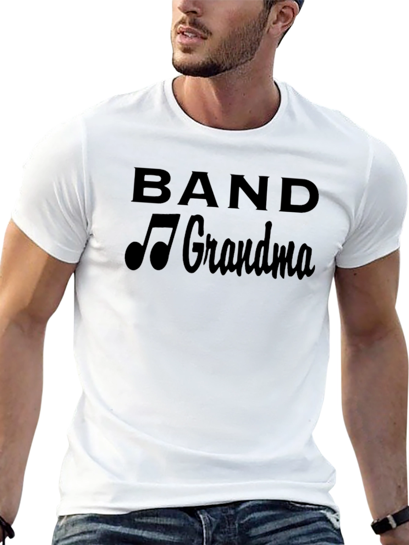 Band Grandma Black Graphic Tee