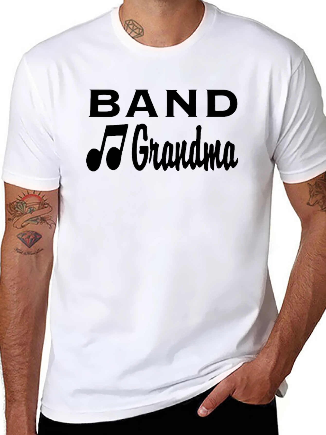Band Grandma Black Graphic Tee