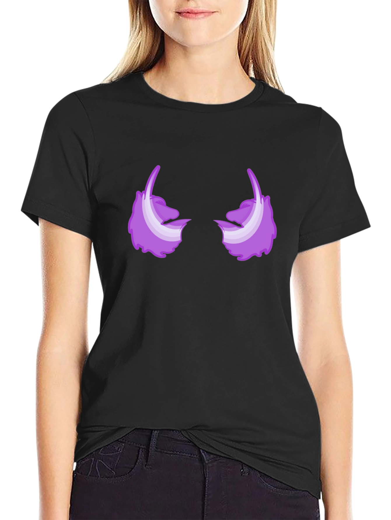Abstract Eye Graphic Tee - Mens Black T-Shirt