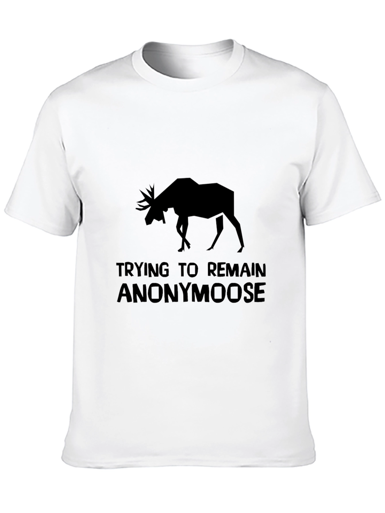 Anonymoose Black Graphic Tee