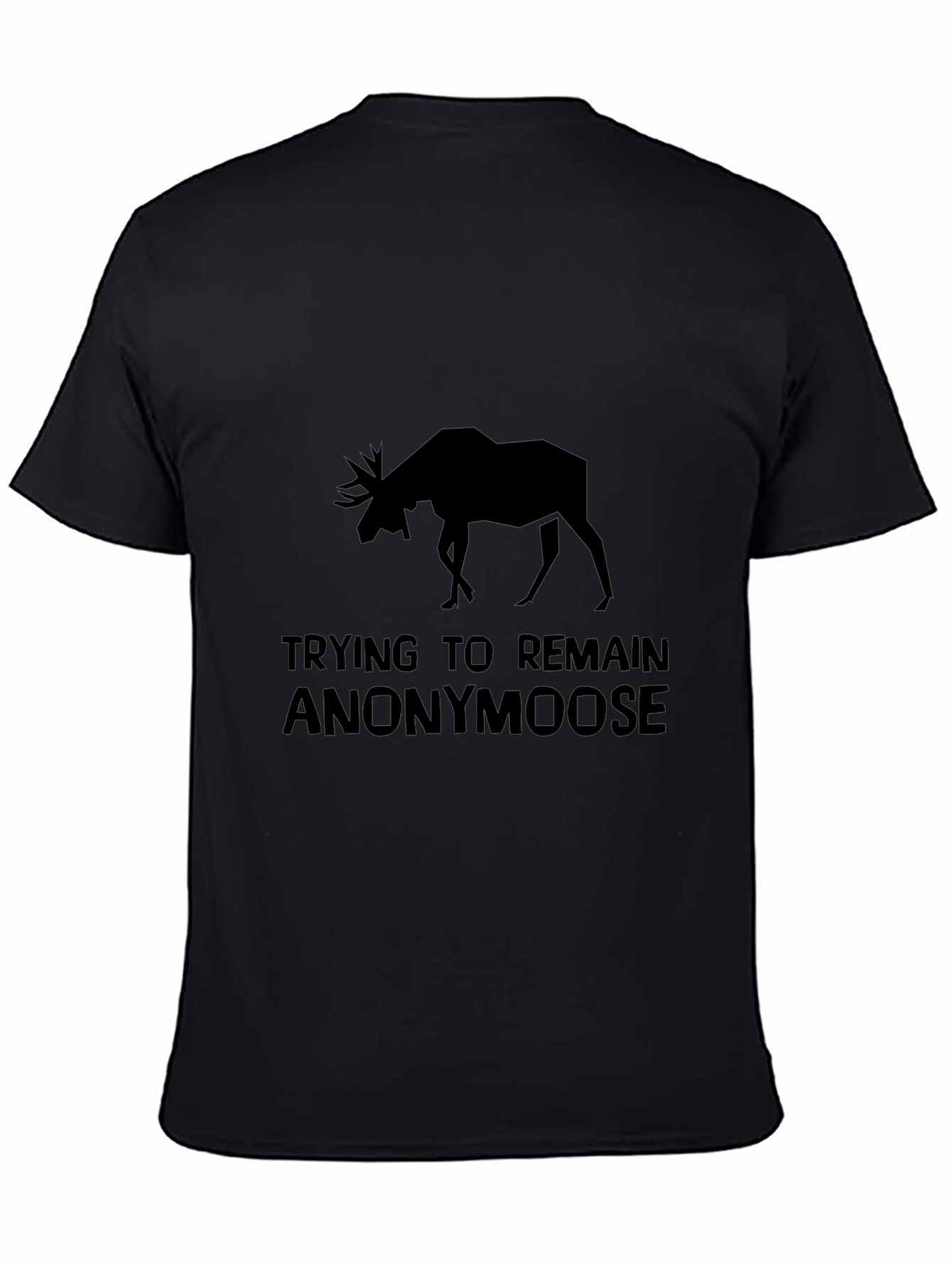 Anonymoose Black Graphic Tee