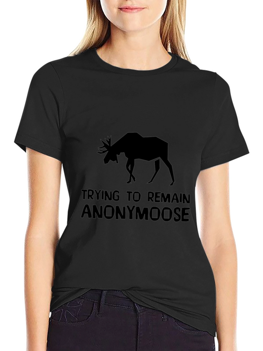 Anonymoose Black Graphic Tee