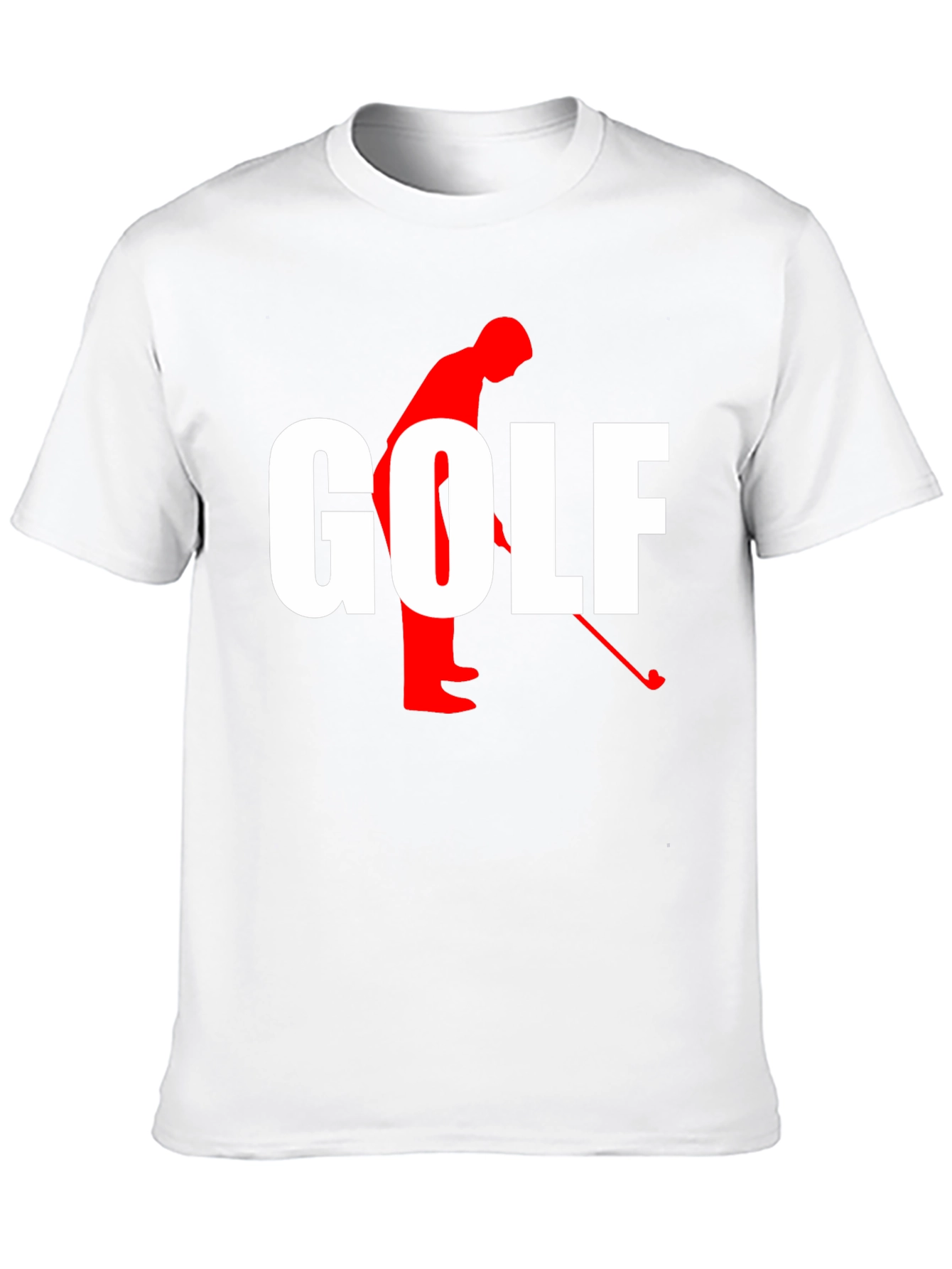 Golf Silhouette Graphic T-Shirt - Stylish Golfer Tee