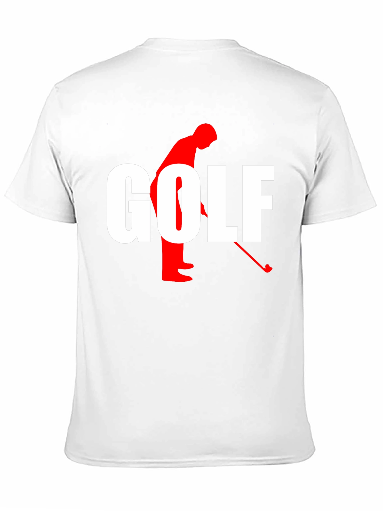 Golf Silhouette Graphic T-Shirt - Stylish Golfer Tee