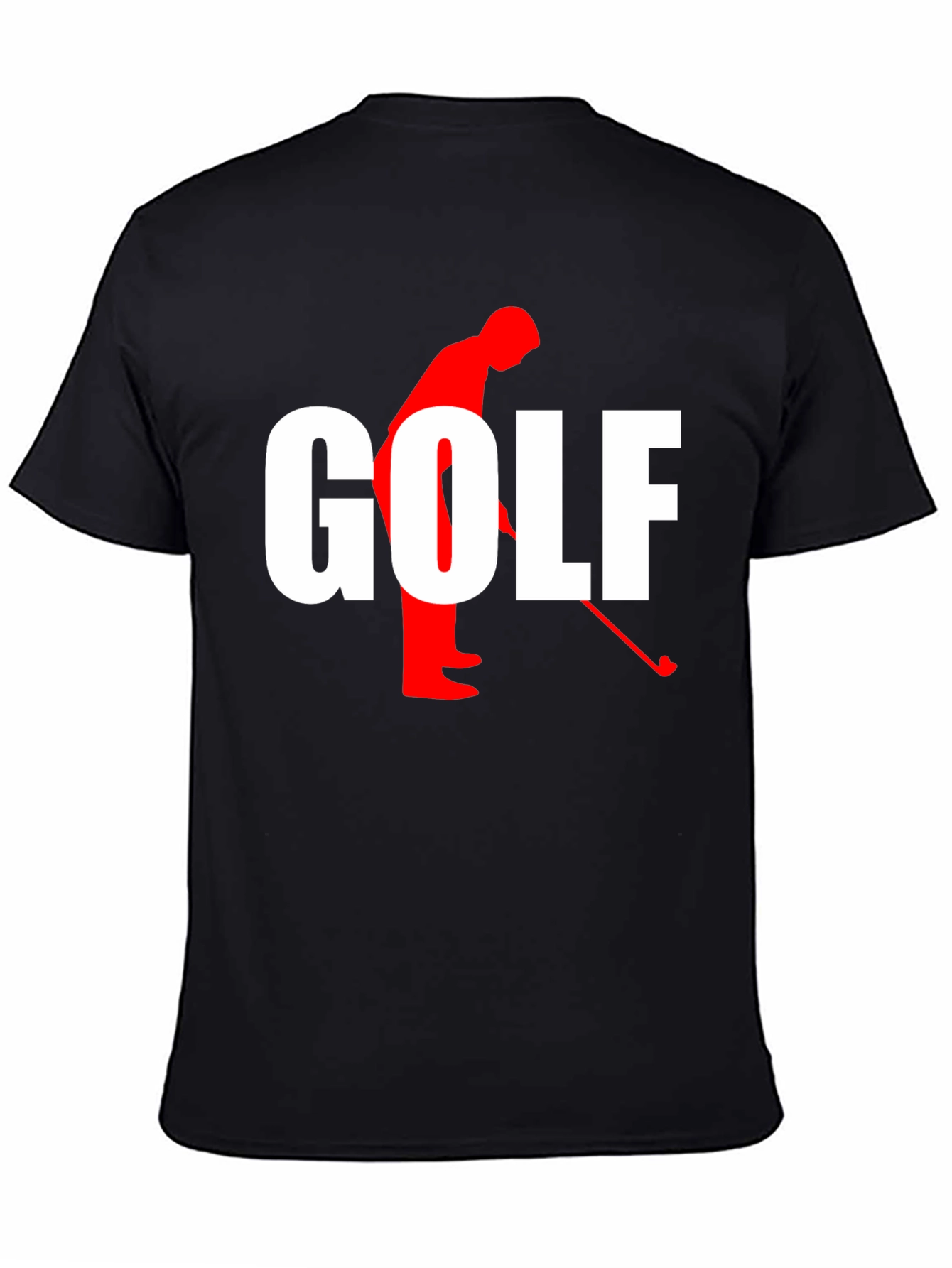 Golf Silhouette Graphic T-Shirt - Stylish Golfer Tee