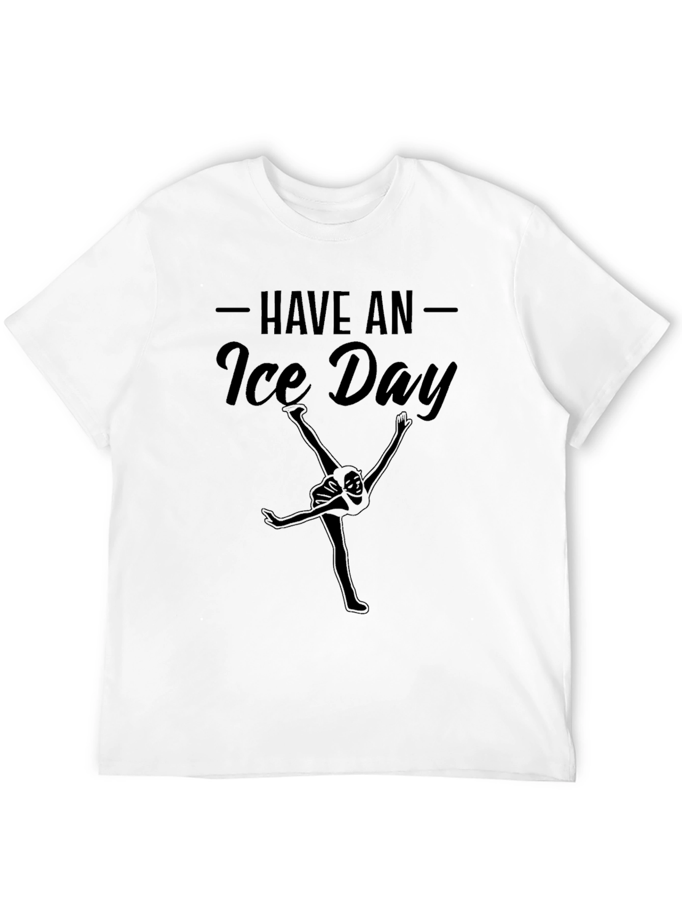 Have an Ice Day Black Graphic T-Shirt