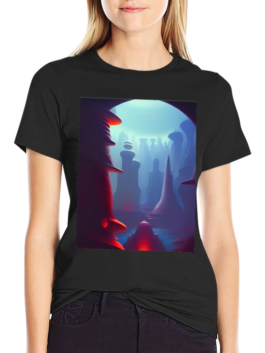 Abstract Landscape Graphic Tee