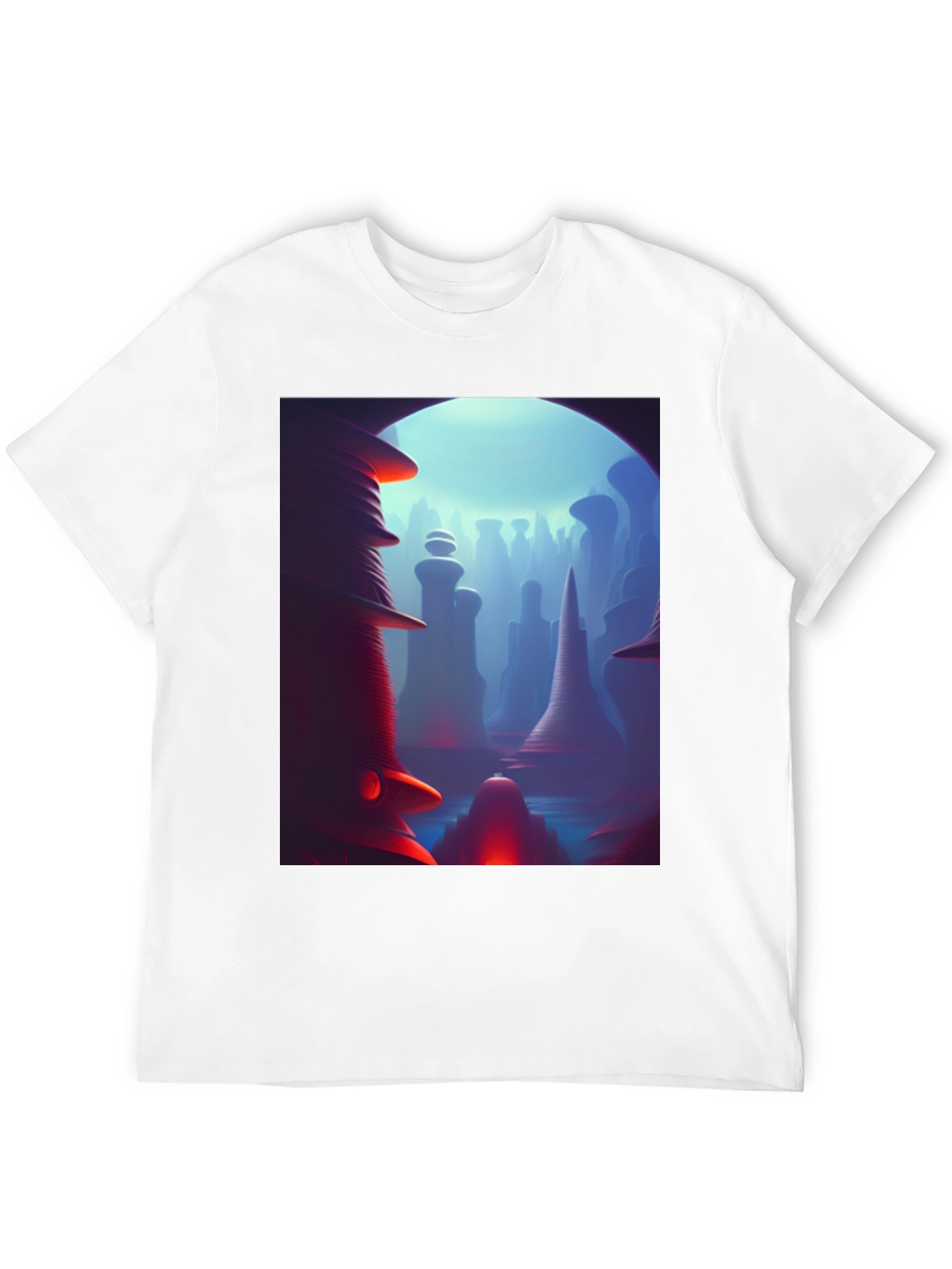 Abstract Landscape Graphic Tee