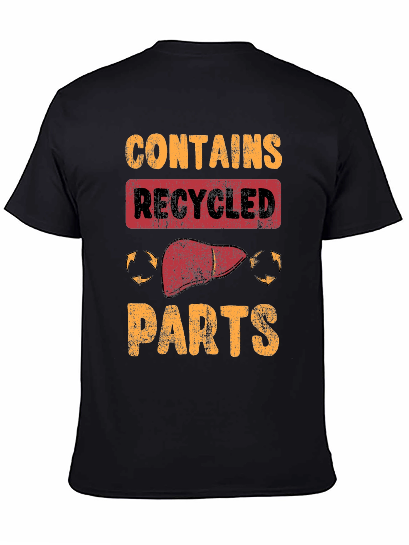 Contains Recycled Parts Novelty Graphic T-Shirt
