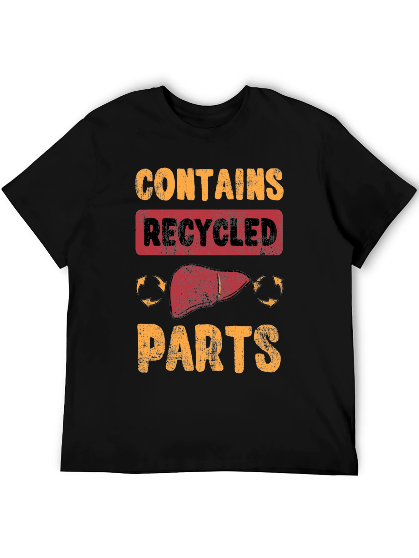 Contains Recycled Parts Novelty Graphic T-Shirt