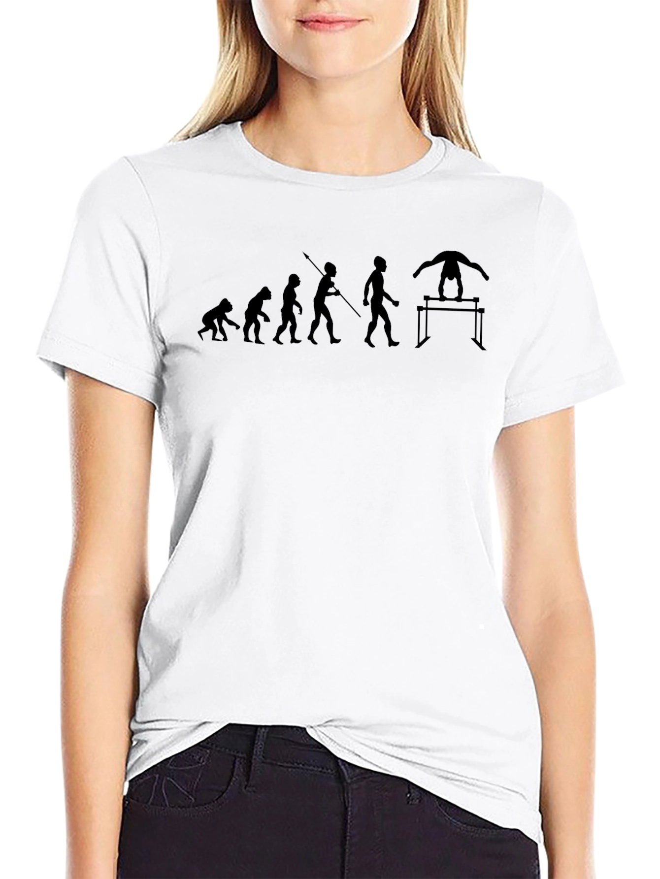 Gymnast Evolution Graphic T-Shirt