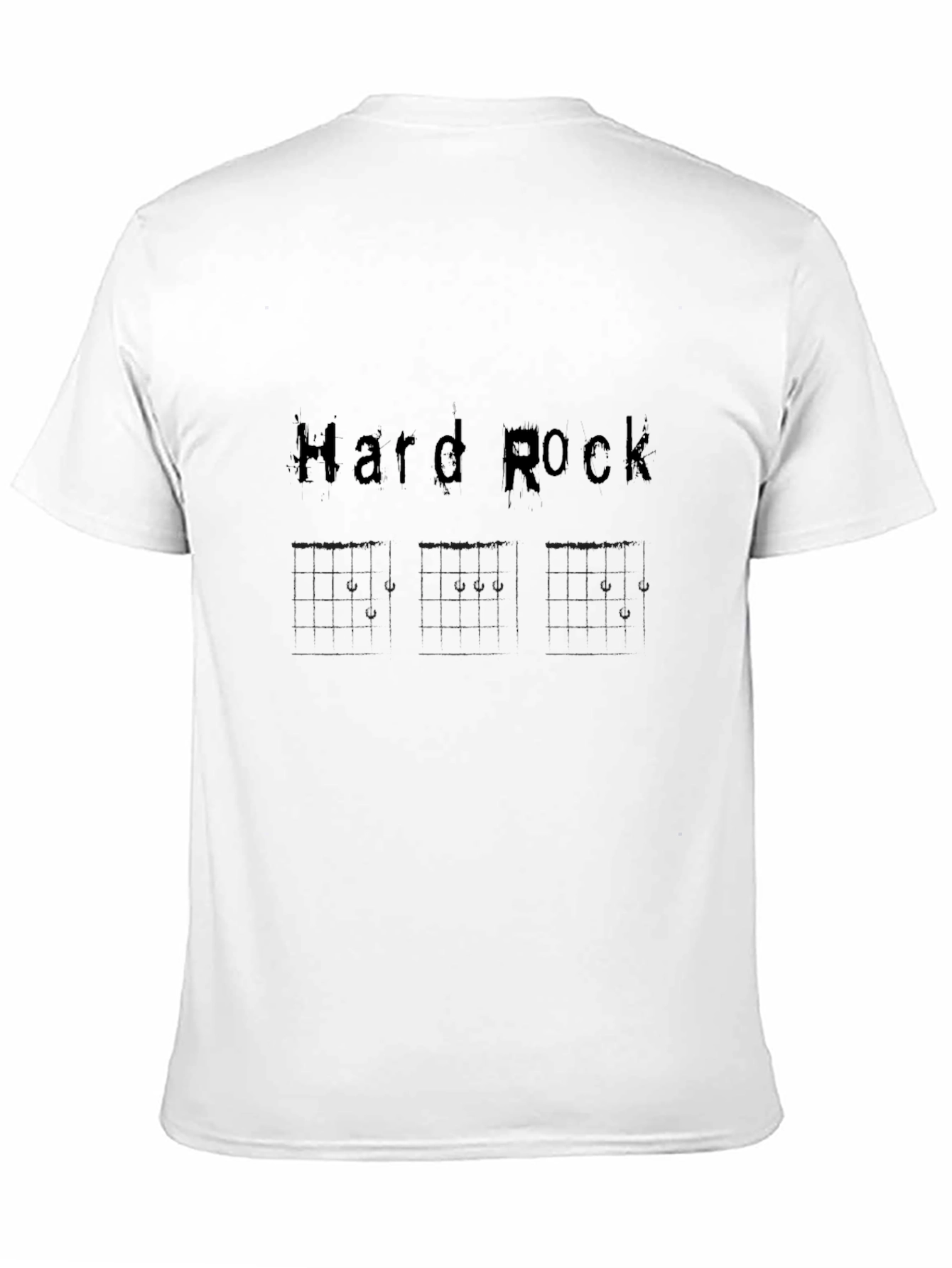 Hard Rock Graphic Print Black T-Shirt