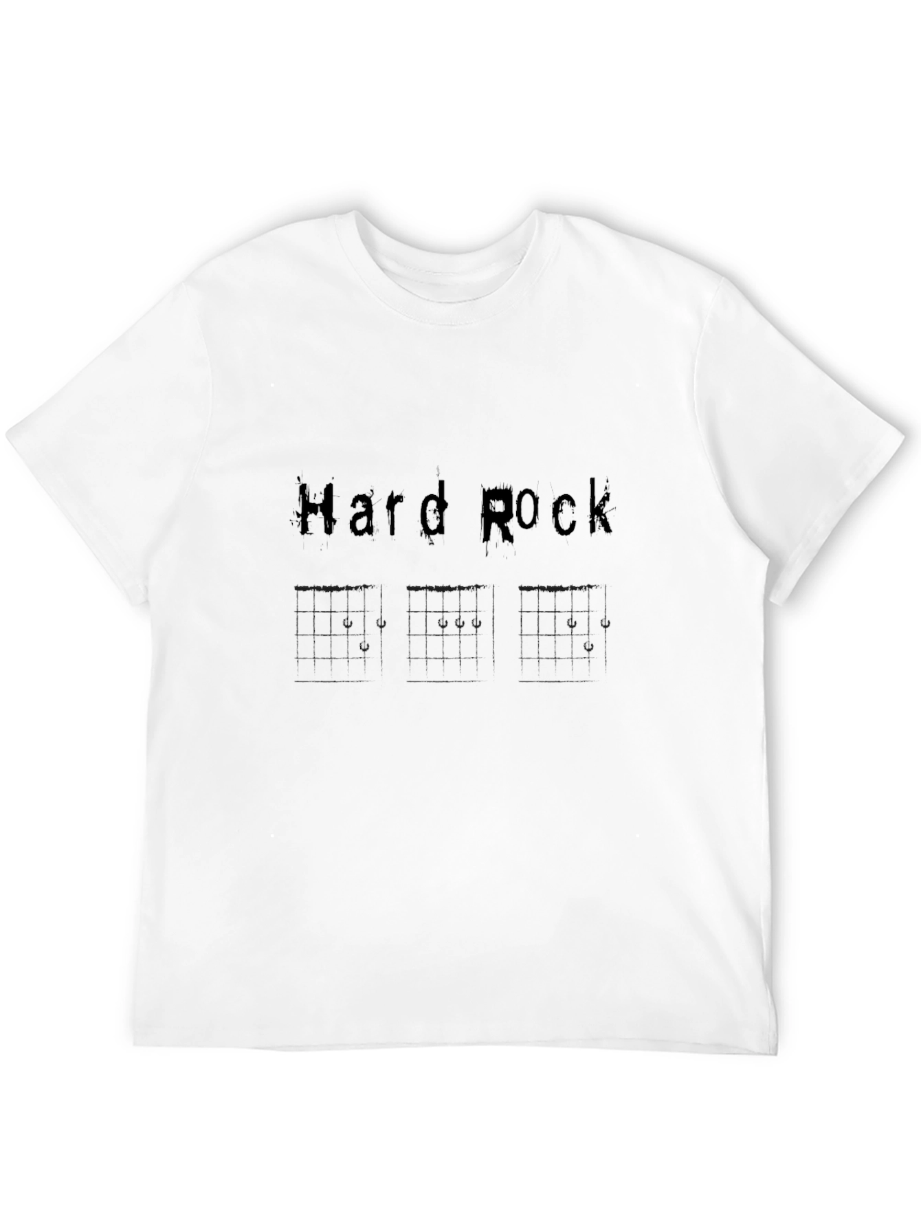 Hard Rock Graphic Print Black T-Shirt