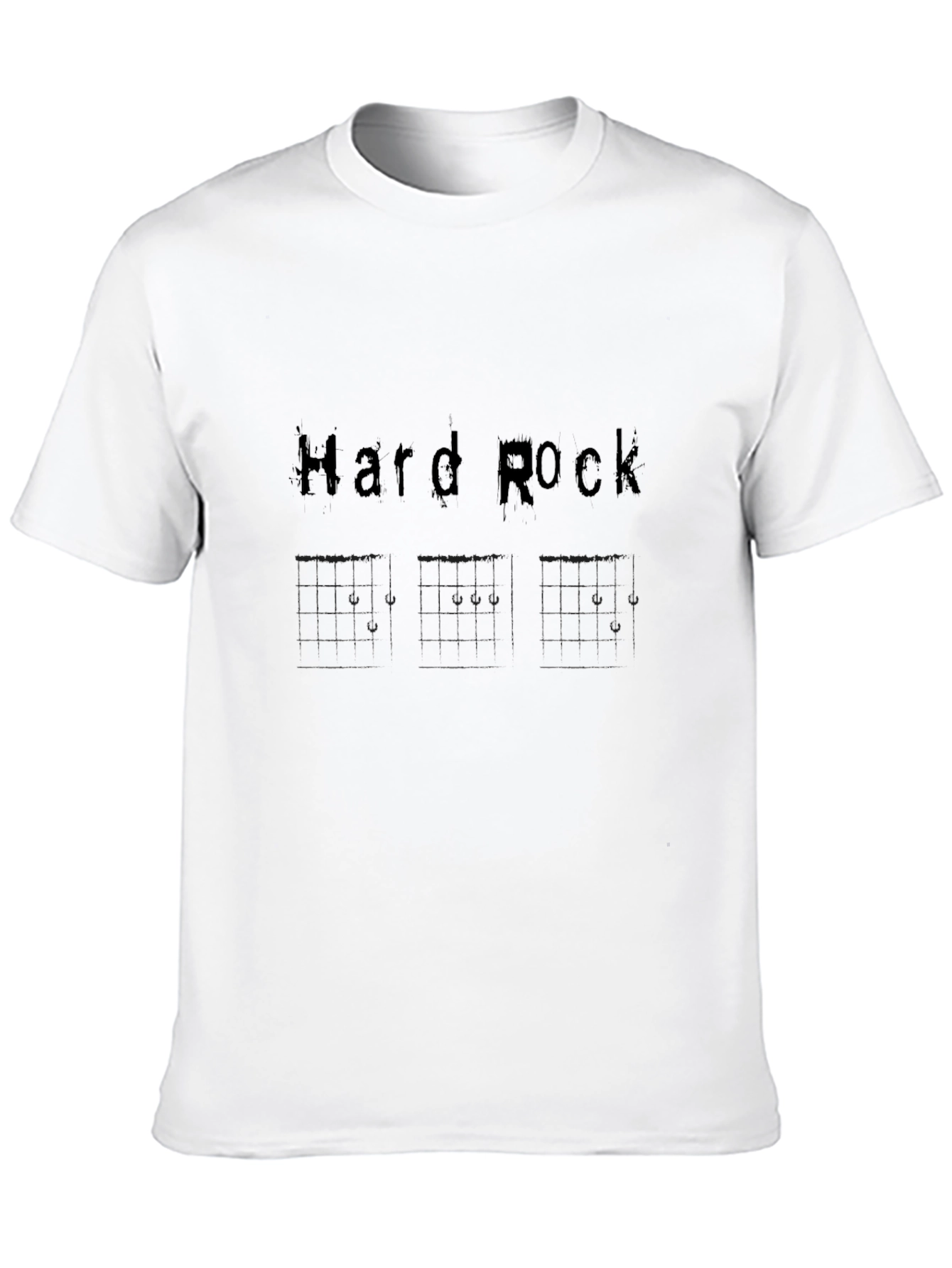 Hard Rock Graphic Print Black T-Shirt