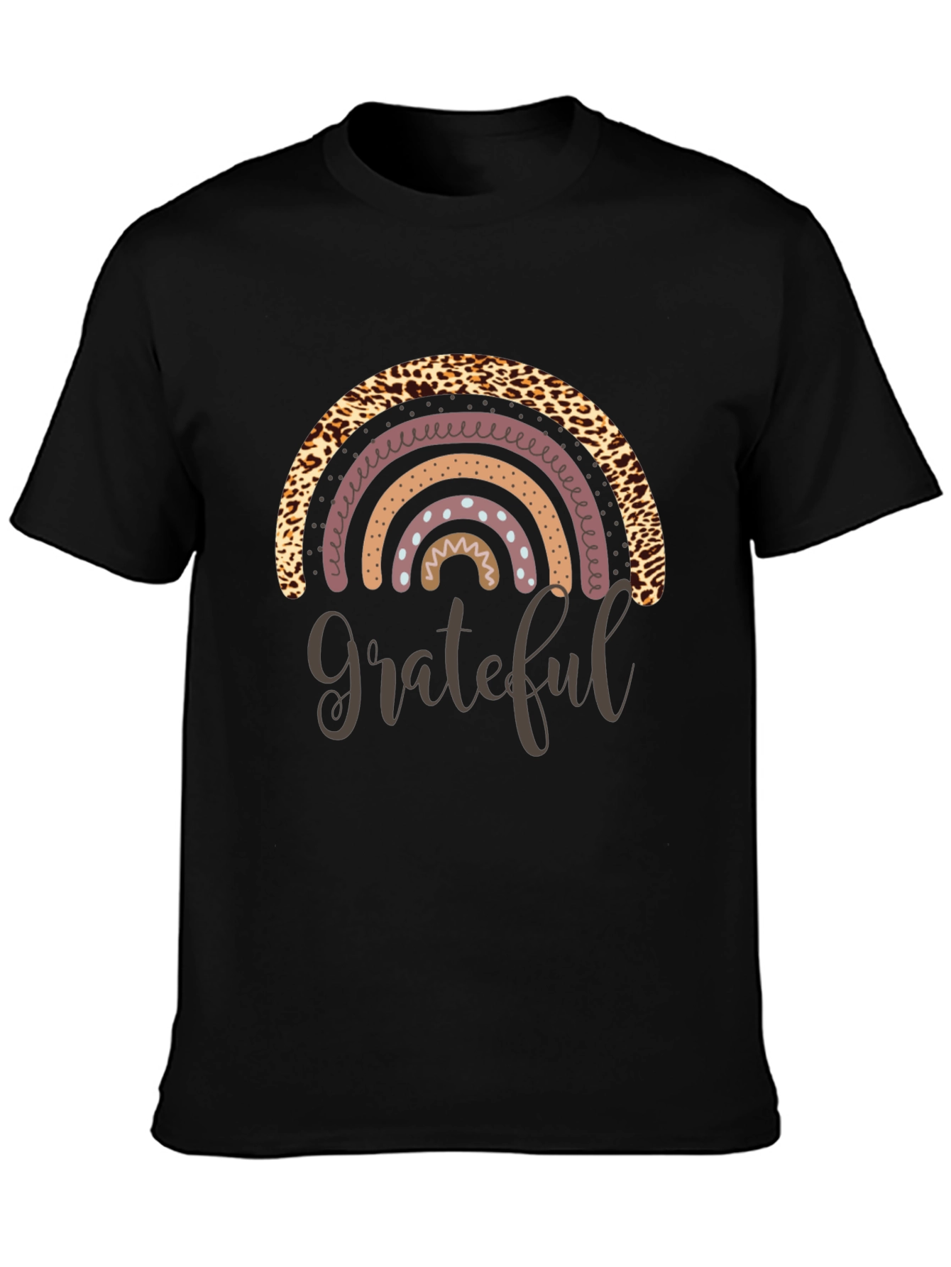 Grateful Rainbow Graphic T-Shirt