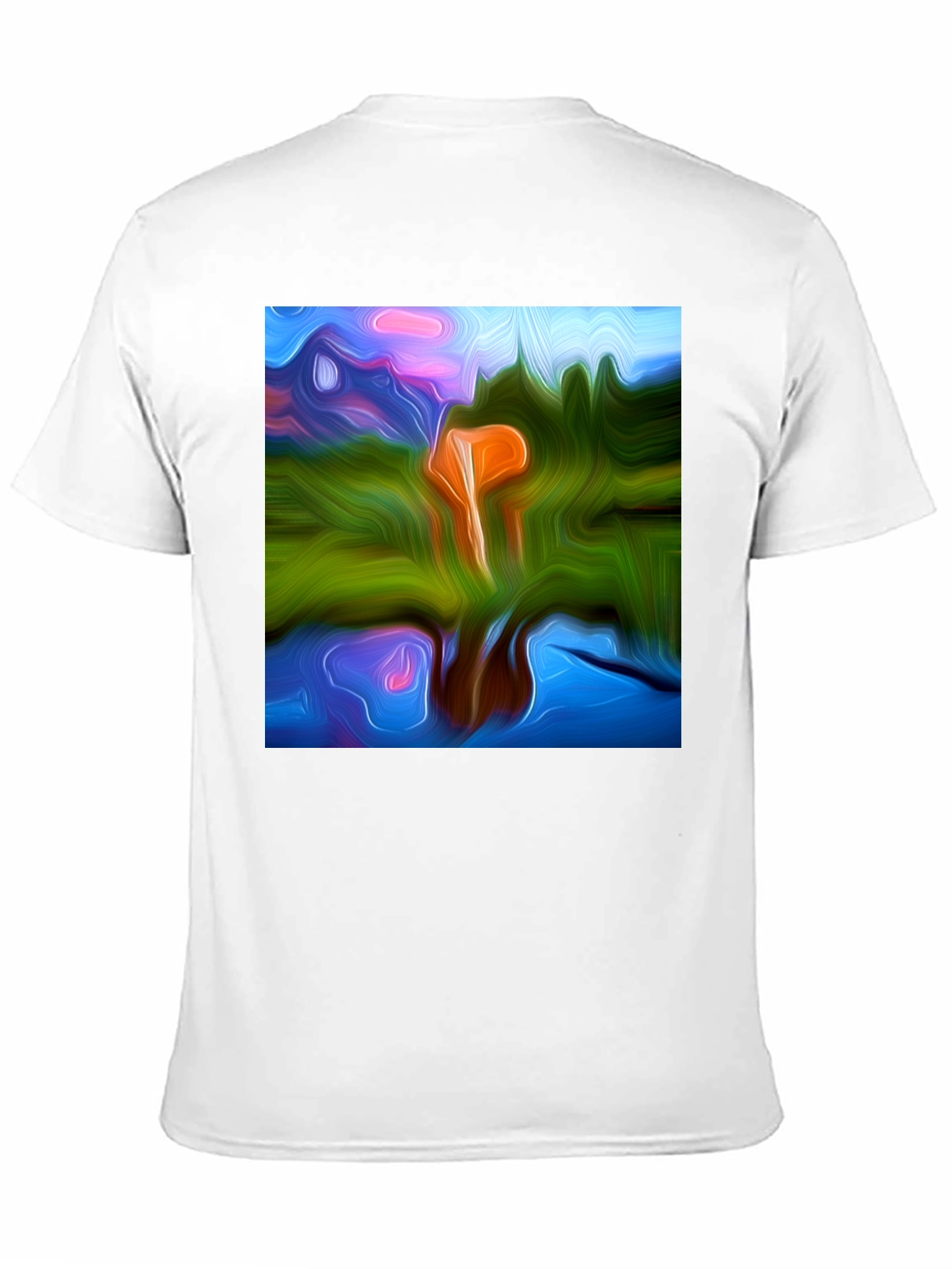 Abstract Art Black T-Shirt - Modern Style