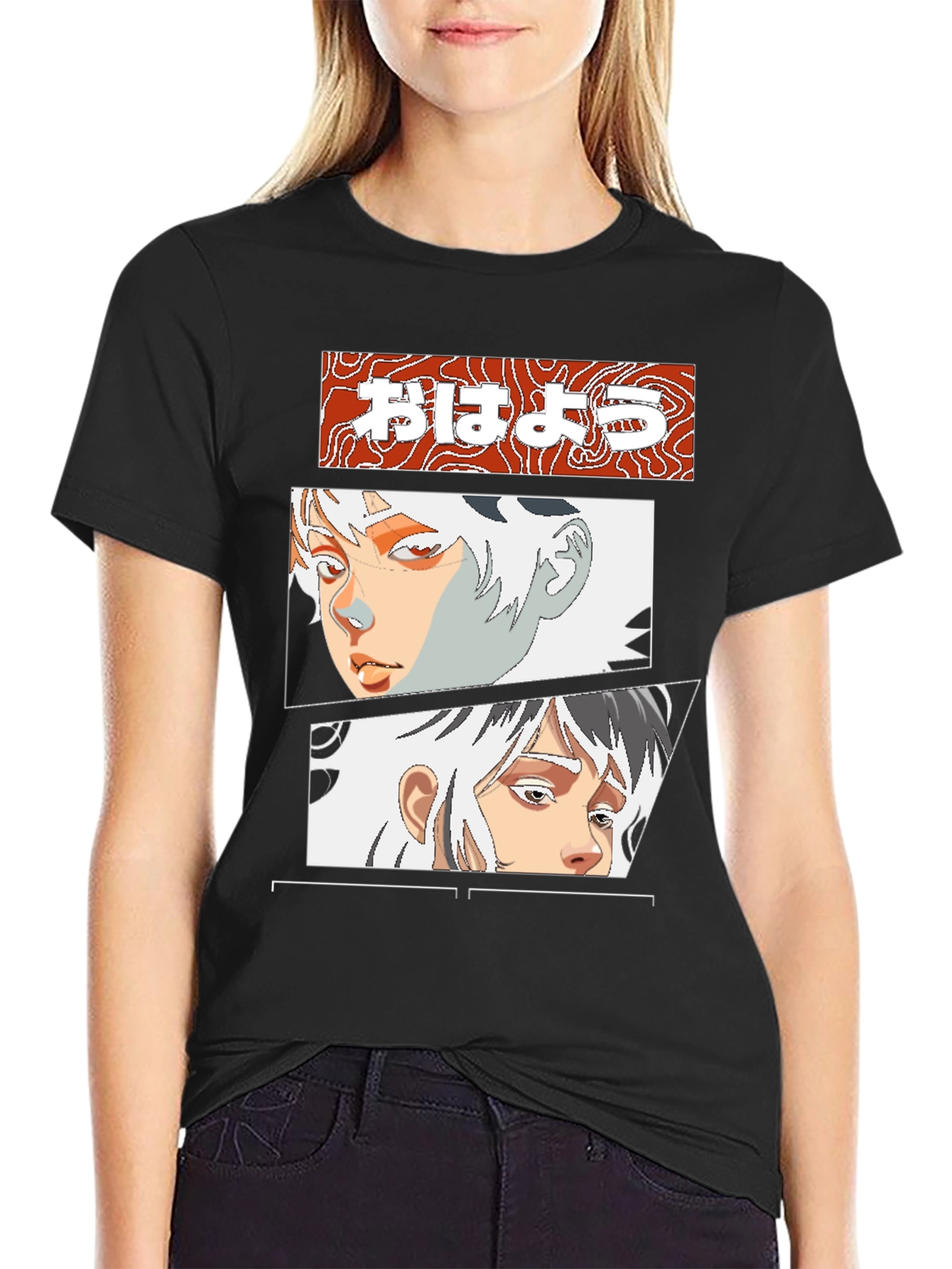 Anime Manga T-Shirt Japanese Style Graphic Tee